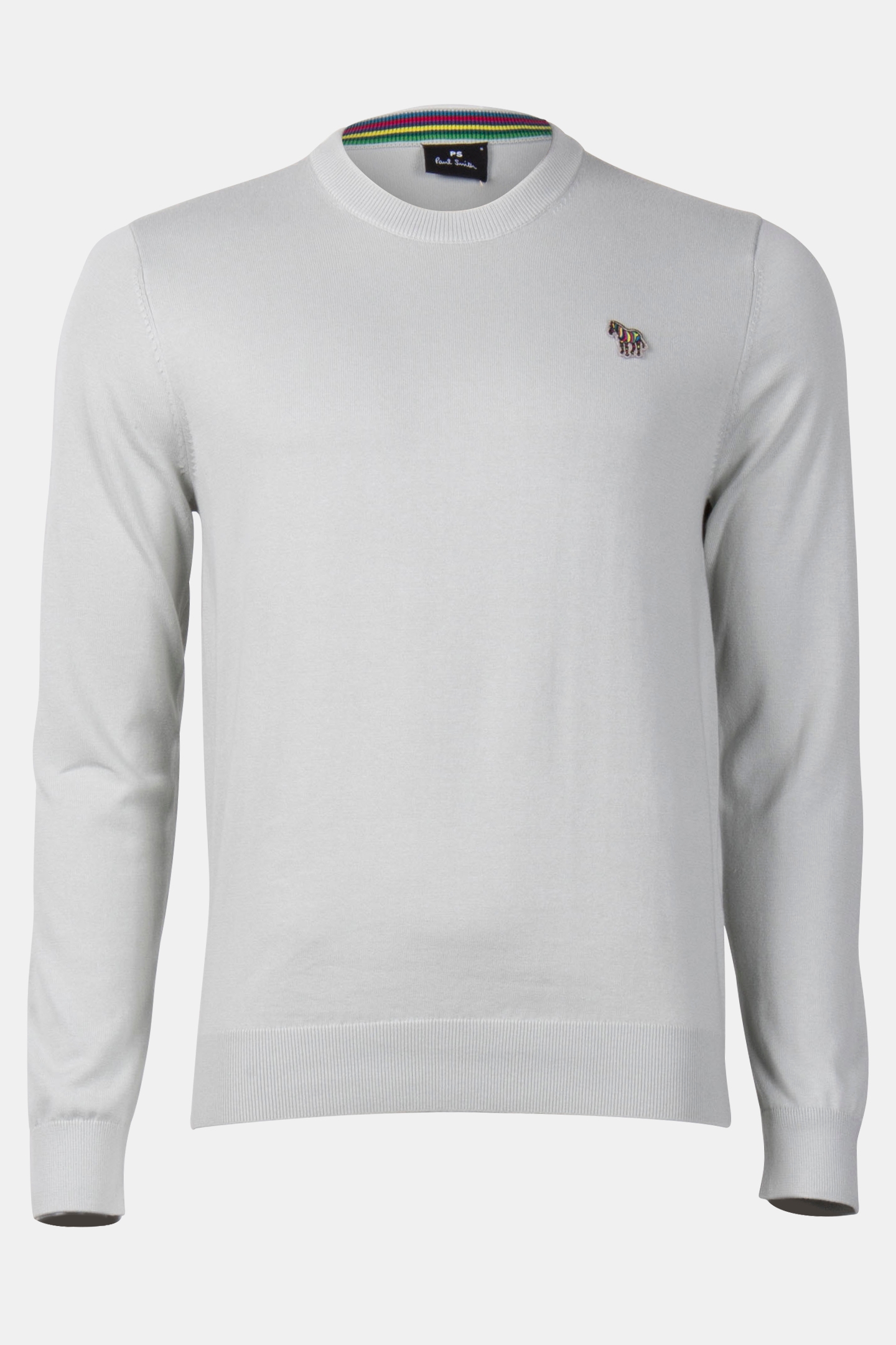 MENS SWEATER CREW NECK ZEB BAD GREY 3