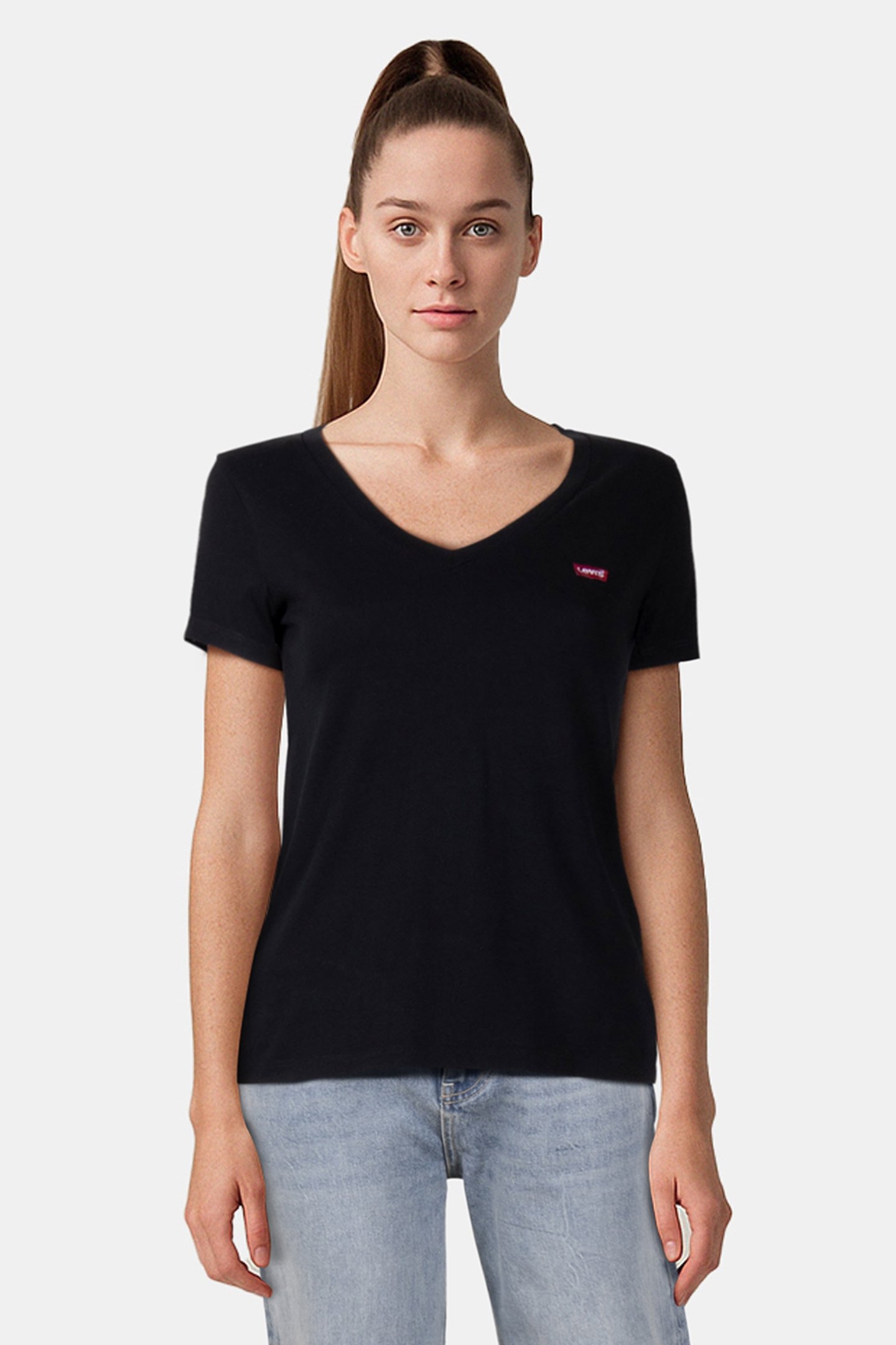 LSEPERFECT VNECK MINERAL BLACK 1