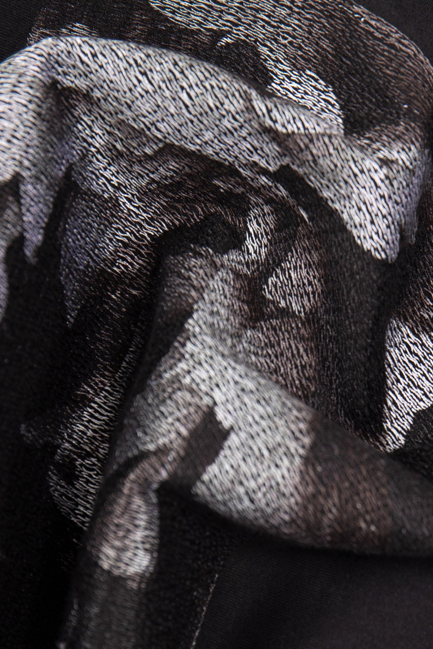 BLACK MAXI FLOWER T-SHIRT 8