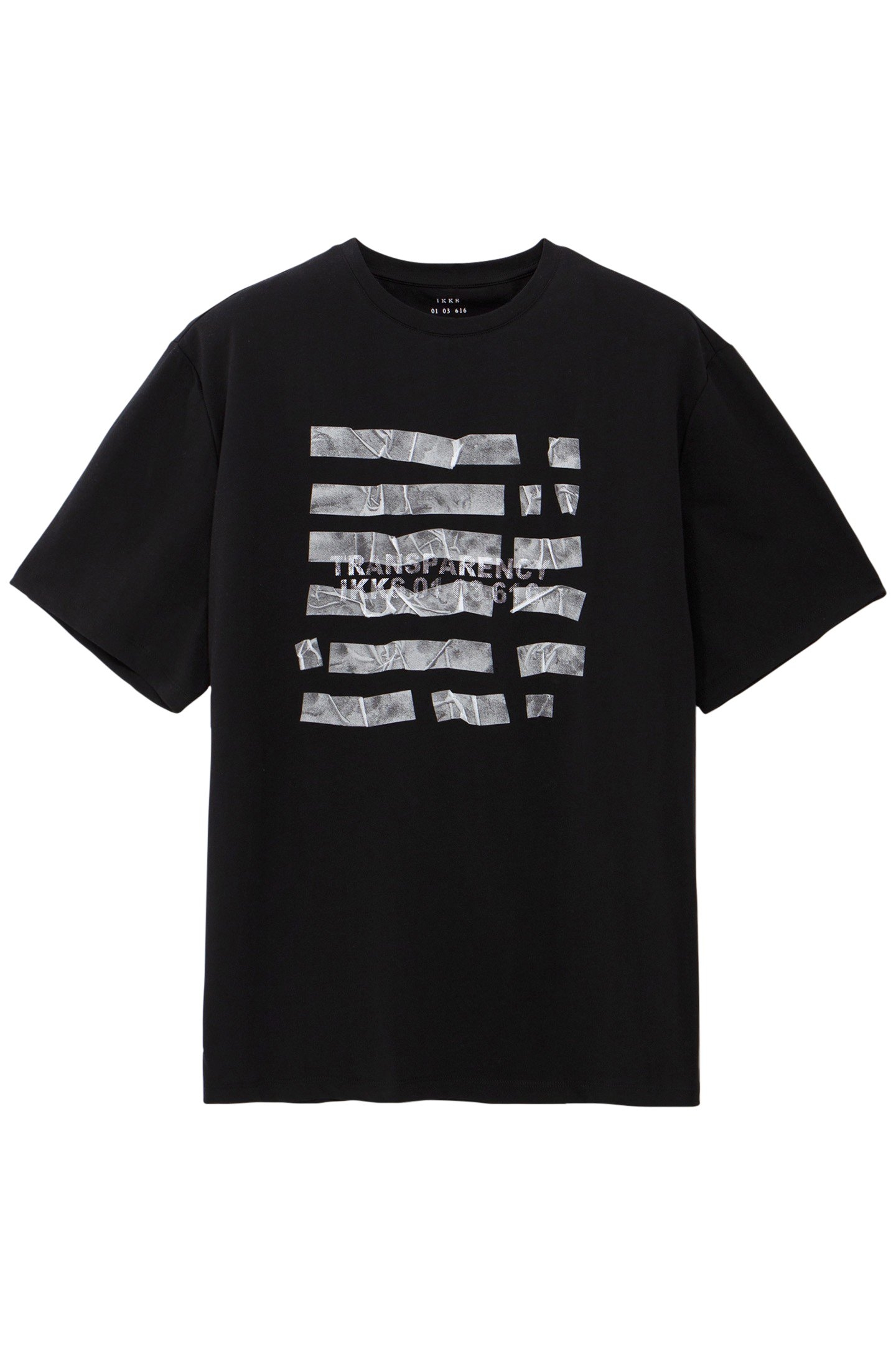 BLACK DRY FAST SCOTCH EFFECT T-SHIRT 4