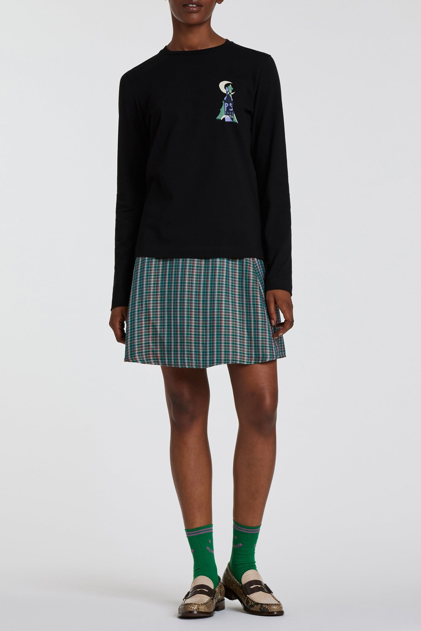 WOMENS SKIRT PETROL GREEN 3