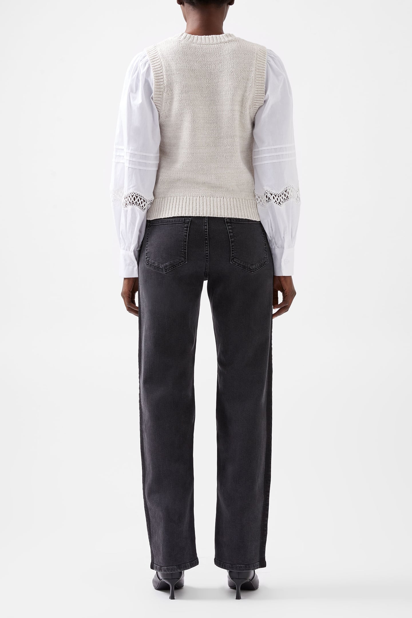 KLARA FLEC MIX JUMPER GREY OATMEAL MIX 2