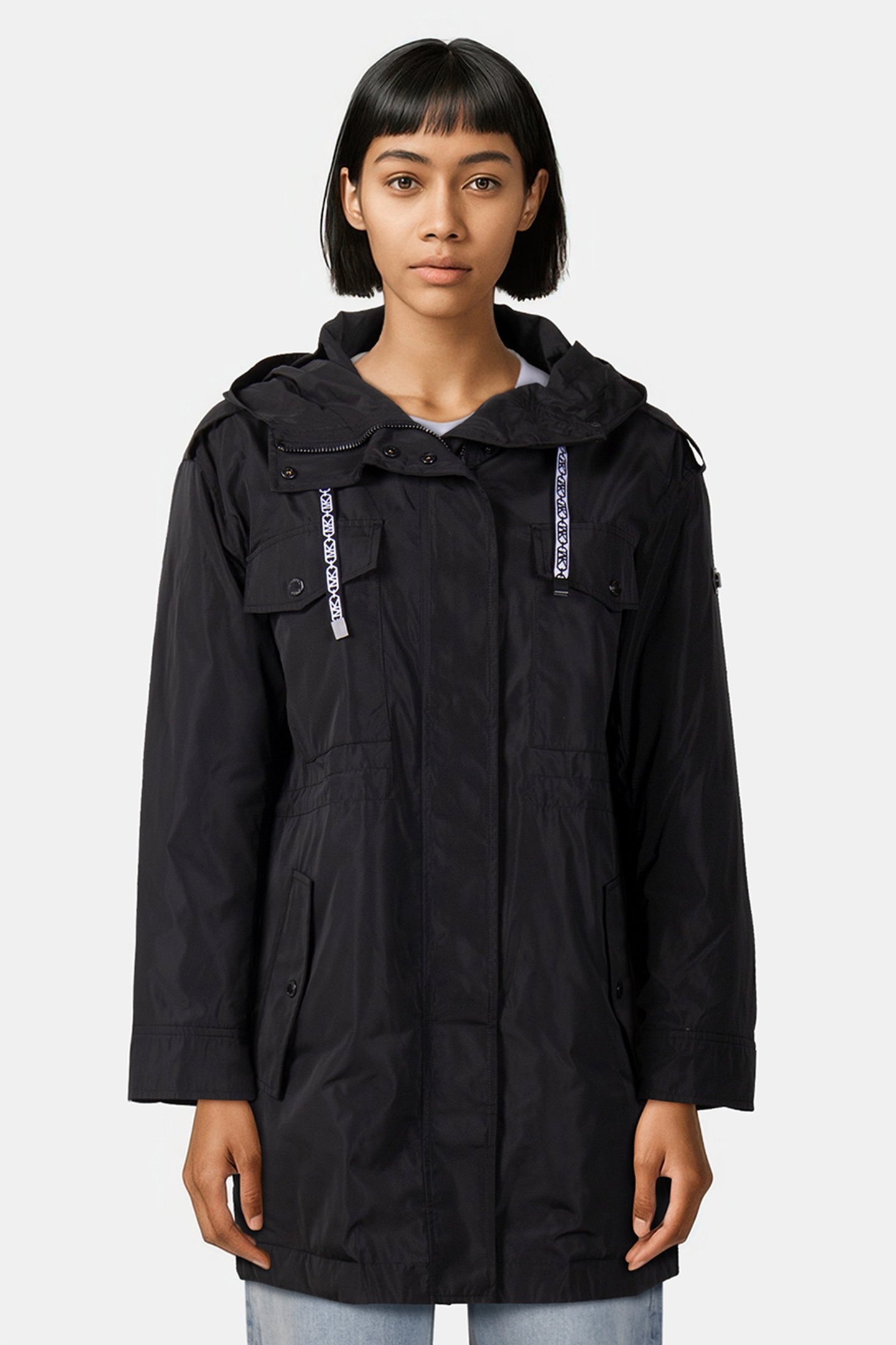 LT FILLED OVERSIZE ANORAK BLACK 1