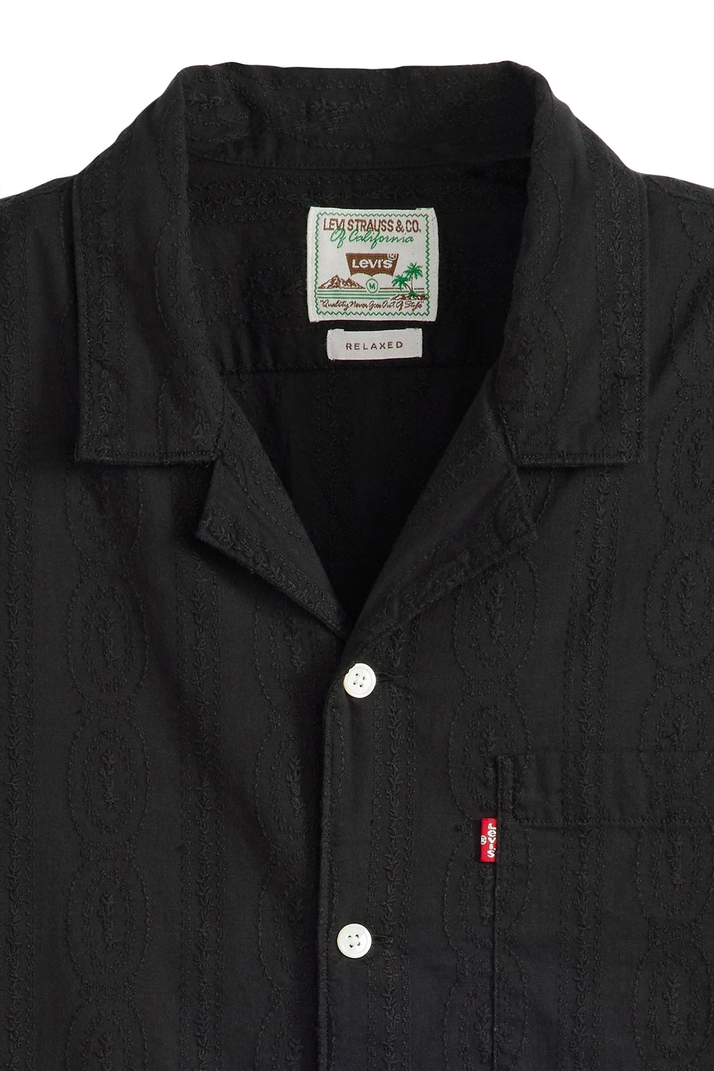 THE SUNSET CAMP SHIRT EMBER DETAIL STRIP 6