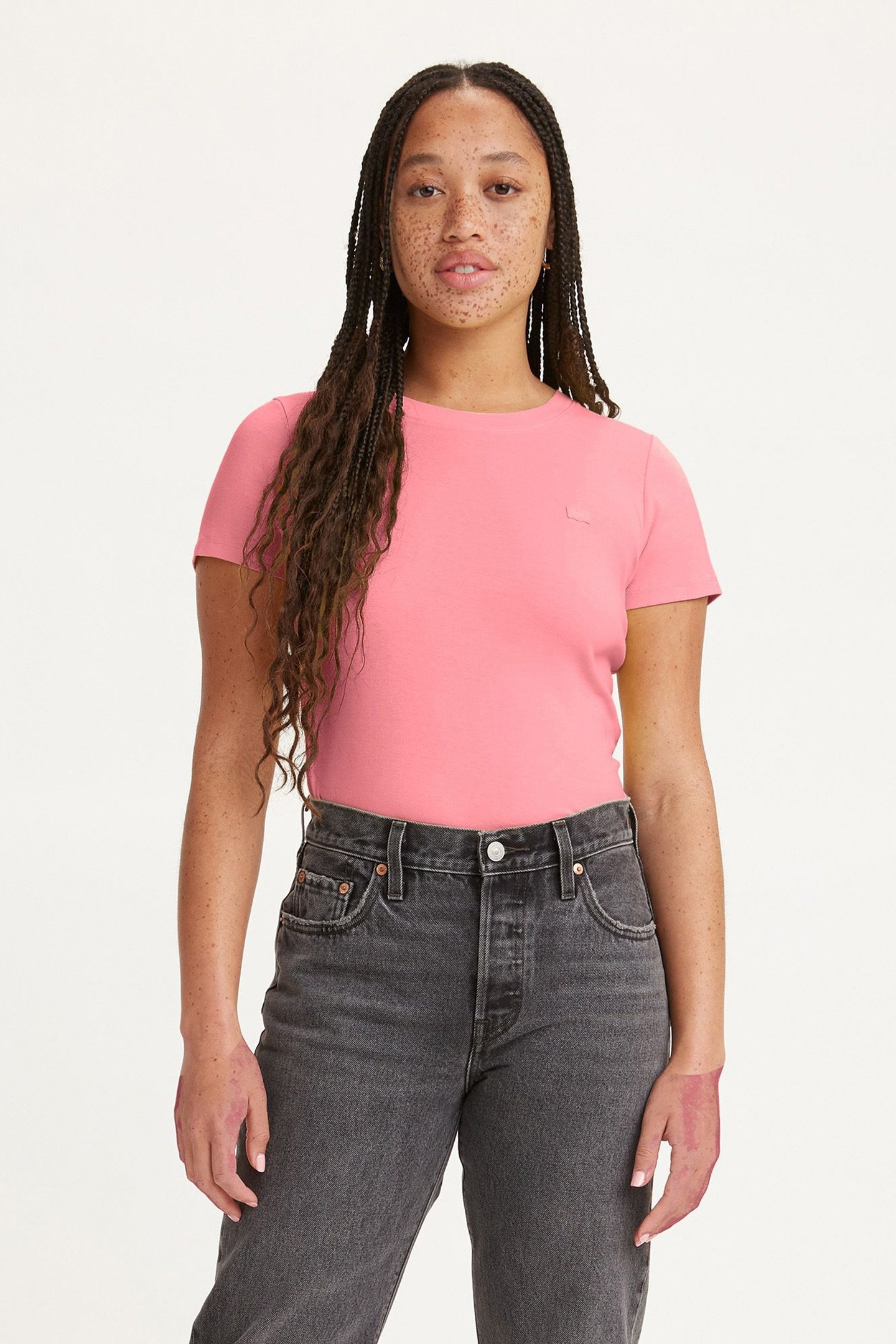 SS RIB BABY TEE TAMELESS ROSE 1