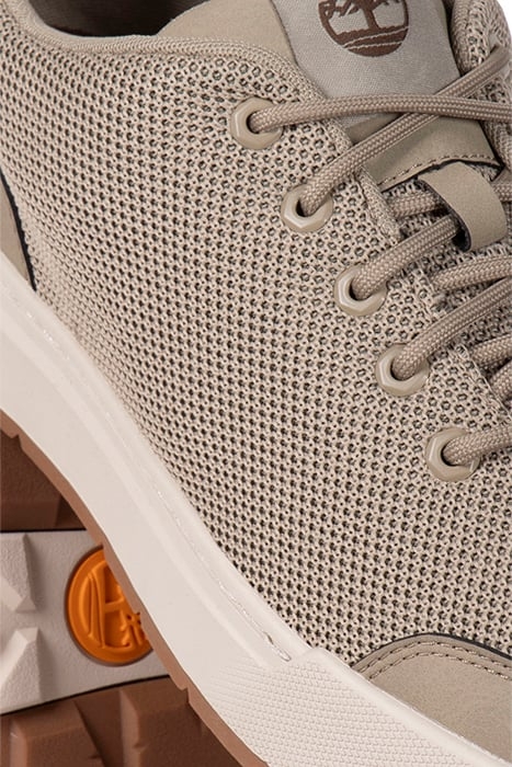 MAPLE GROVE LOW LACE UP SNEAKER LIGHT BROWN KNIT 4