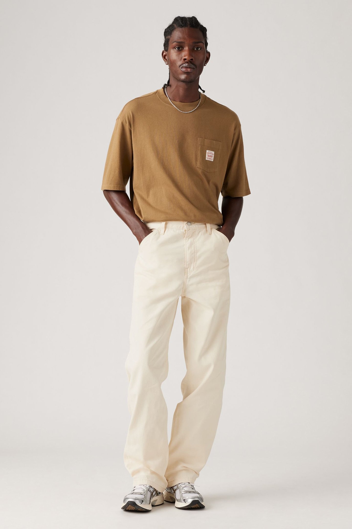 568 LOOSE STRT CARPENTER UNDYED ECRU 2