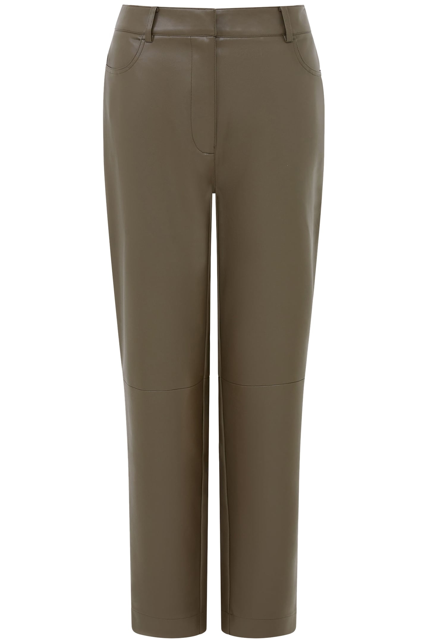 CROLENDA PU TROUSERS CHOCOLATE GANACHE 4