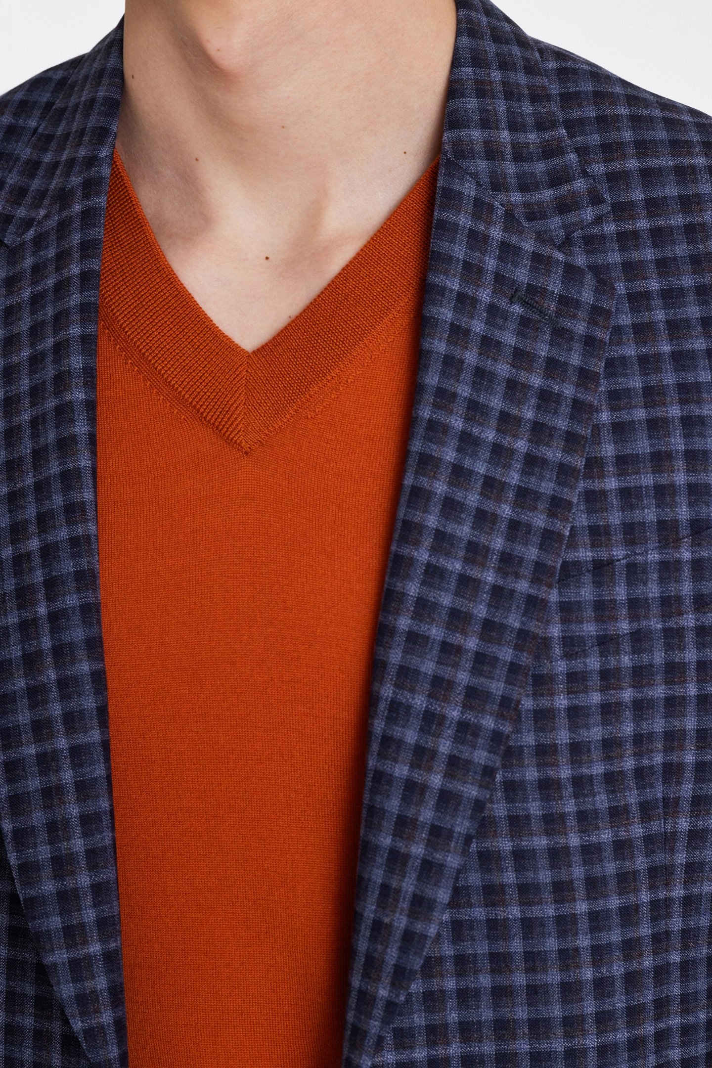 MENS TAILORED FIT 2 BTN JACKET NAVY 5