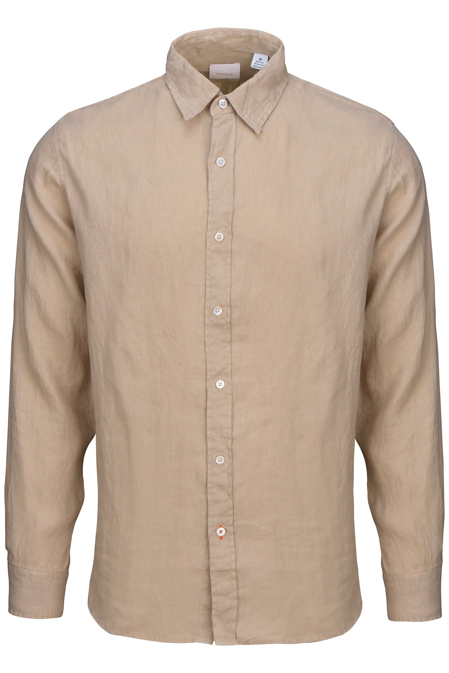 AMALFI LINEN SHIRT SAND DUNE 1