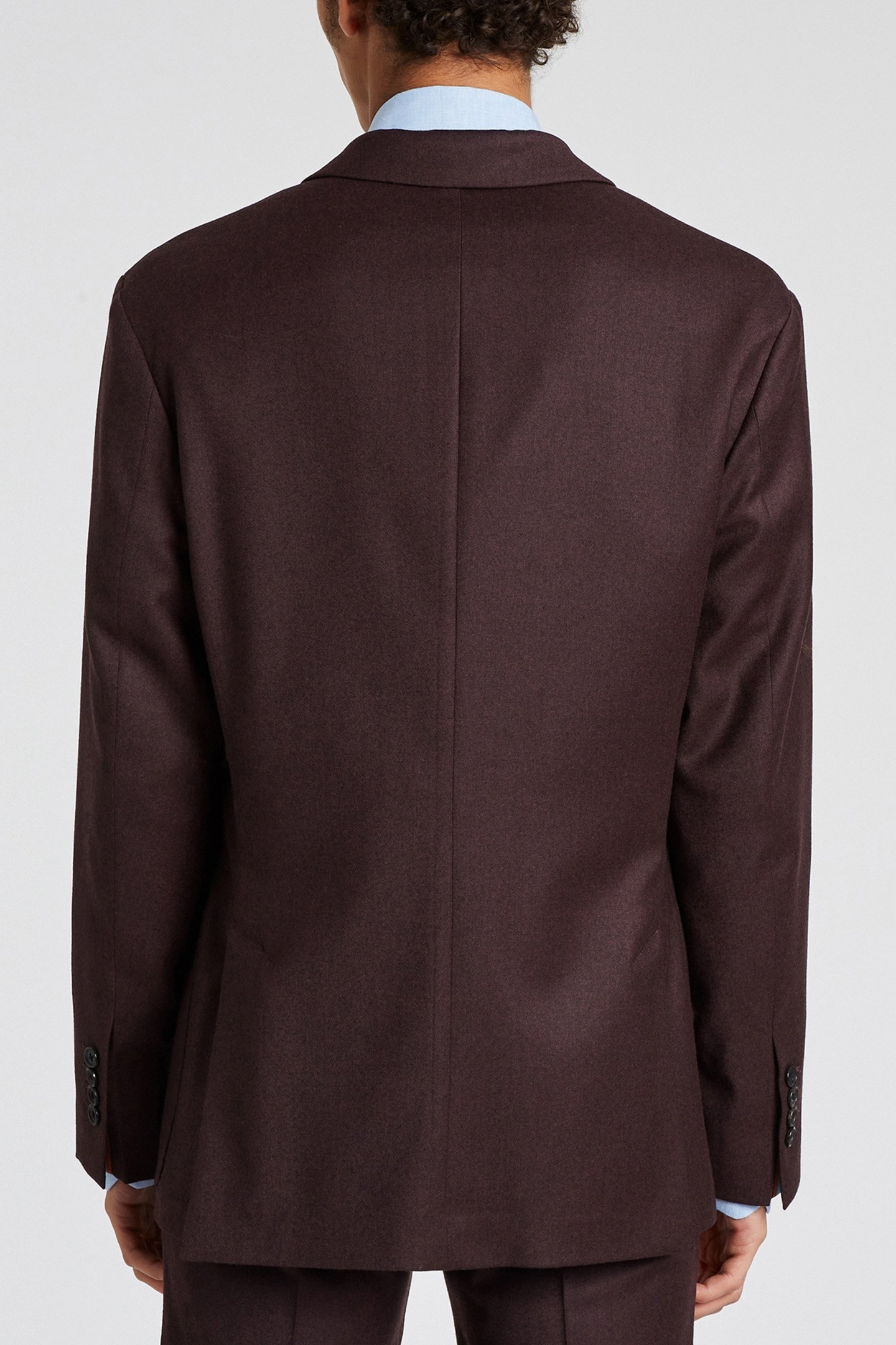 2 BUTTON PATCH POCKET JACKET VERY DARK RED 2