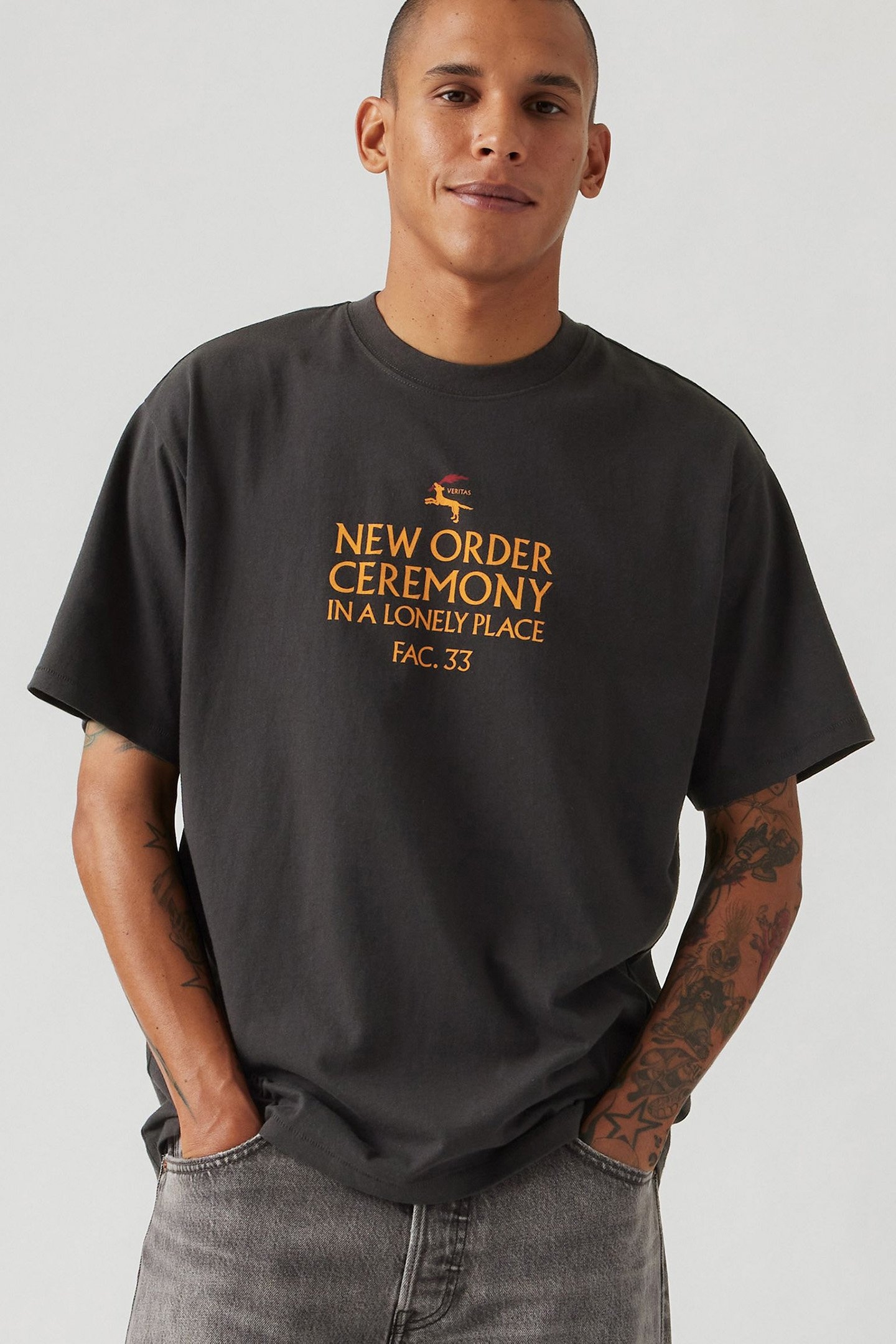 BAND TEE NEW ORDER CEREMONY CAVIAR GRAPH 4