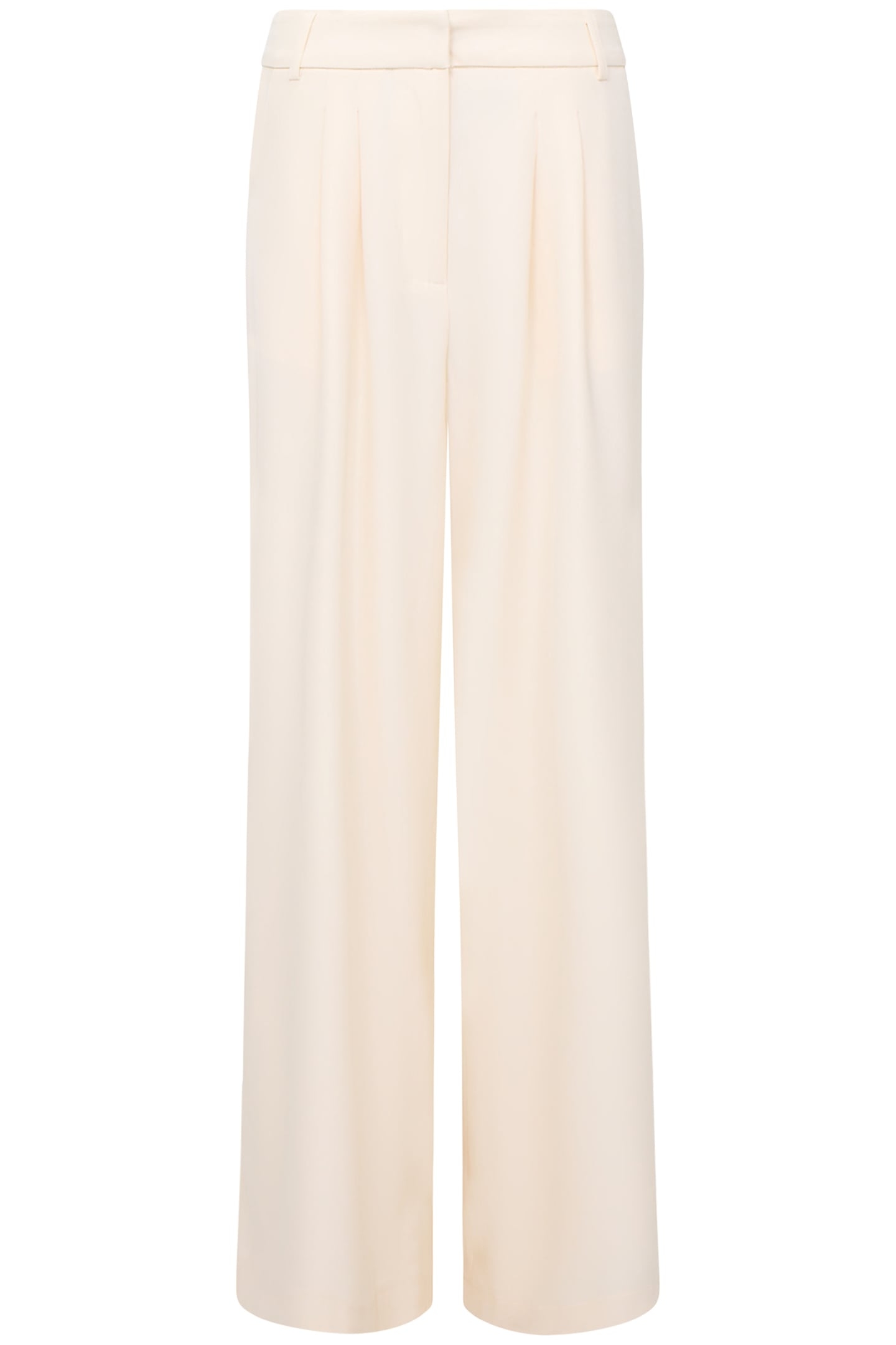 SLEEK TAILORED WIDE LEG SUIT TROUSERS CLASSIC CREAM 4