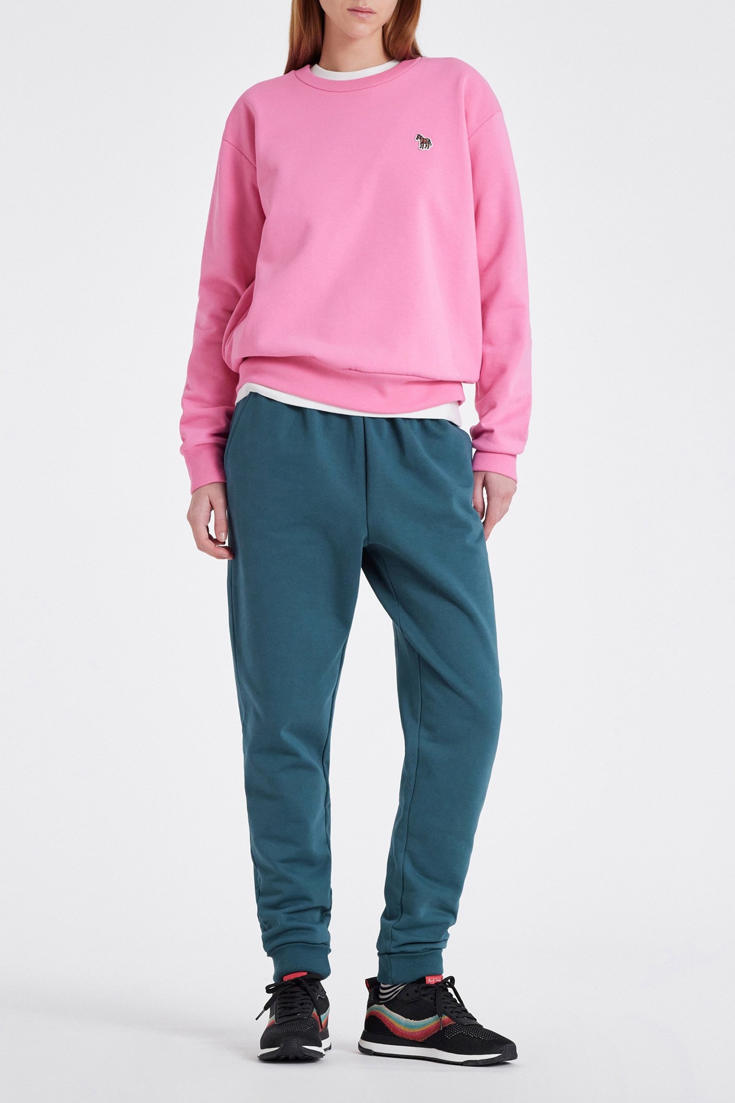 WOMENS ZEBRA SWEATPANTS INDIGO 3