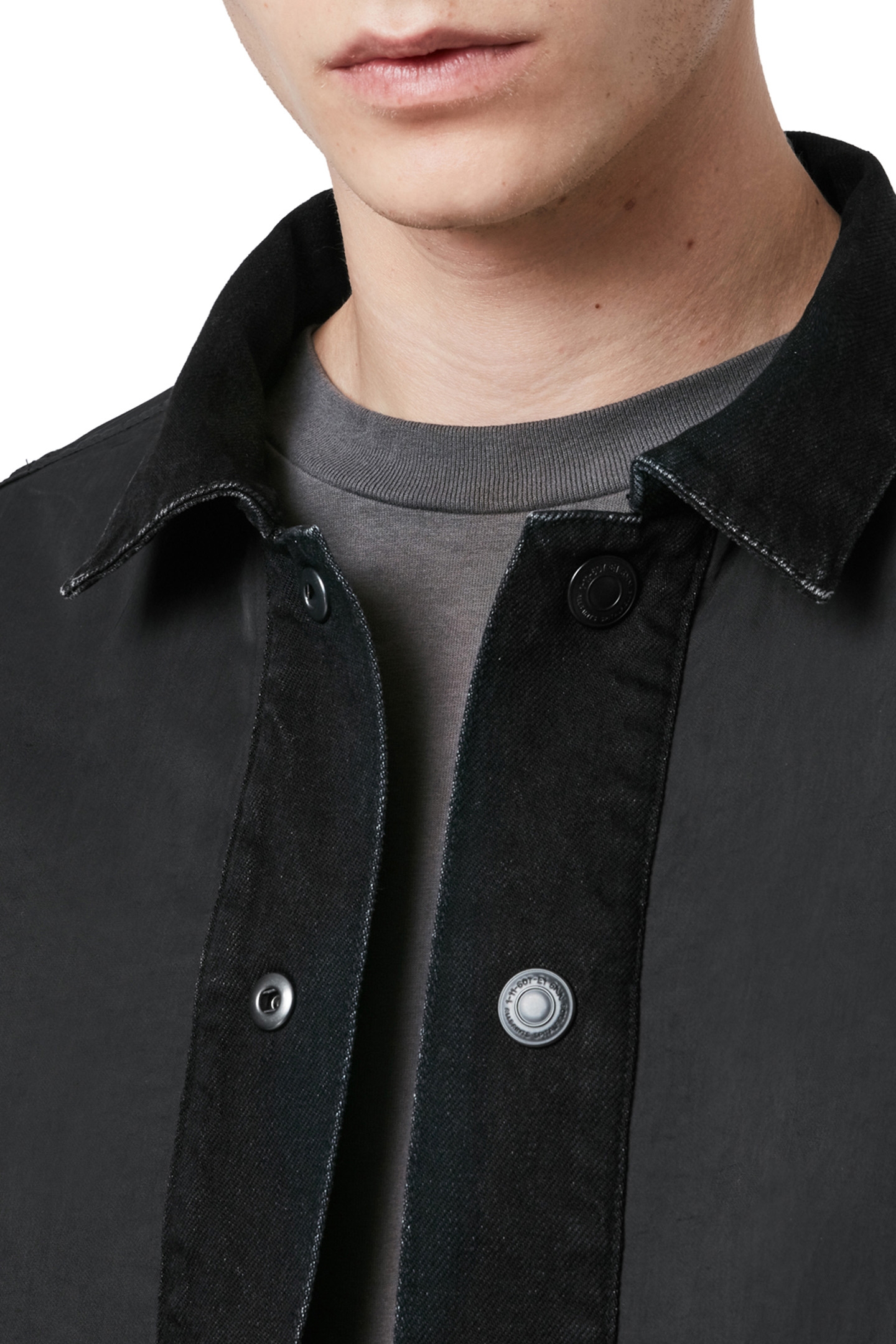 BRIND JACKET WASHED BLACK/BLACK 6