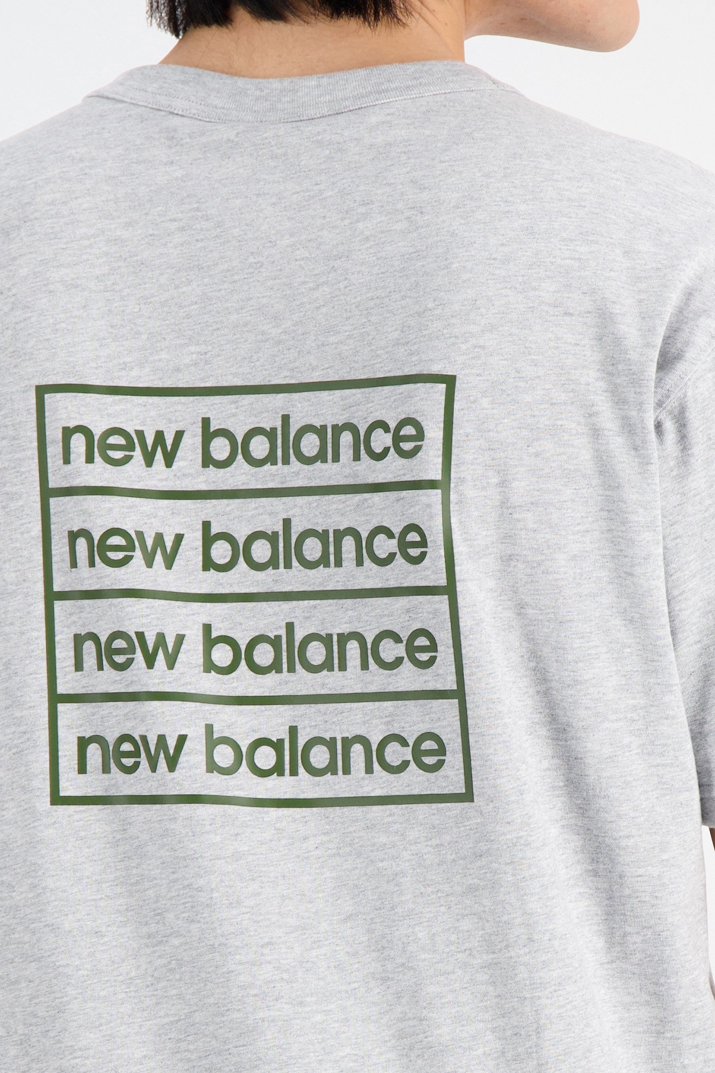 NB LOGO T-SHIRT IN GREY 4