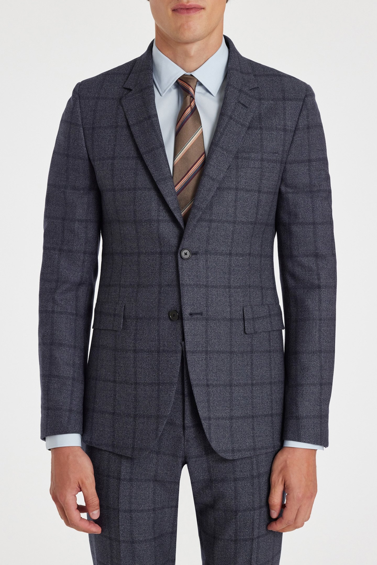 SLIM FIT 2 BUTTON SUIT NAVY 4