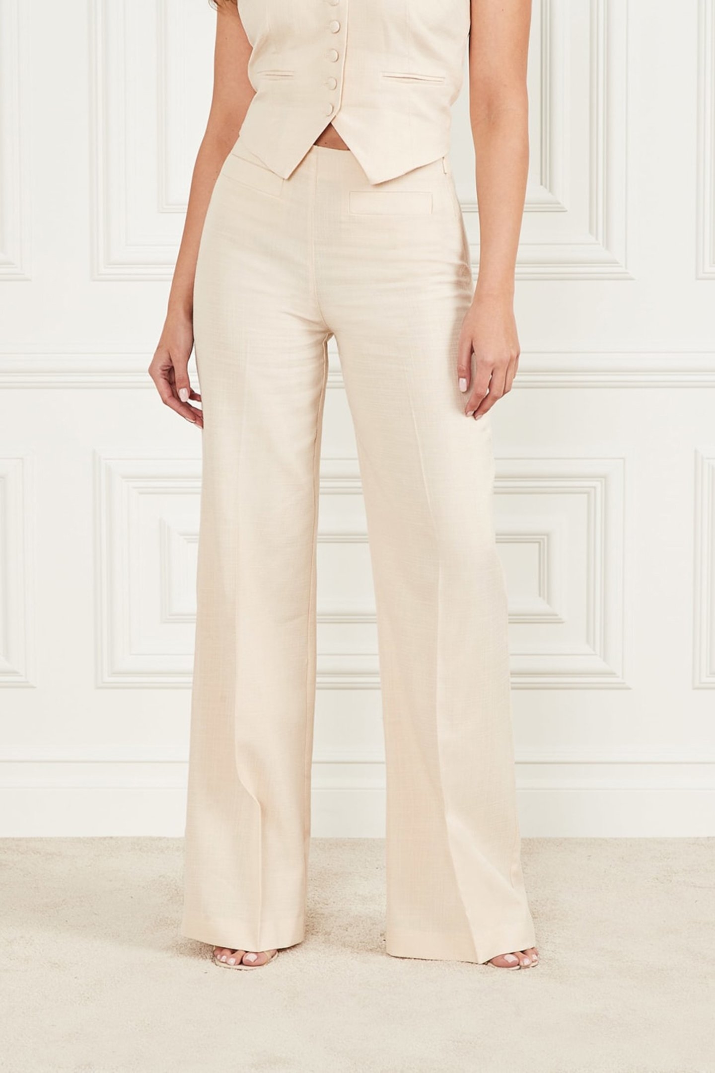 DANIELLE PANT EGGSHELL ECRU 1