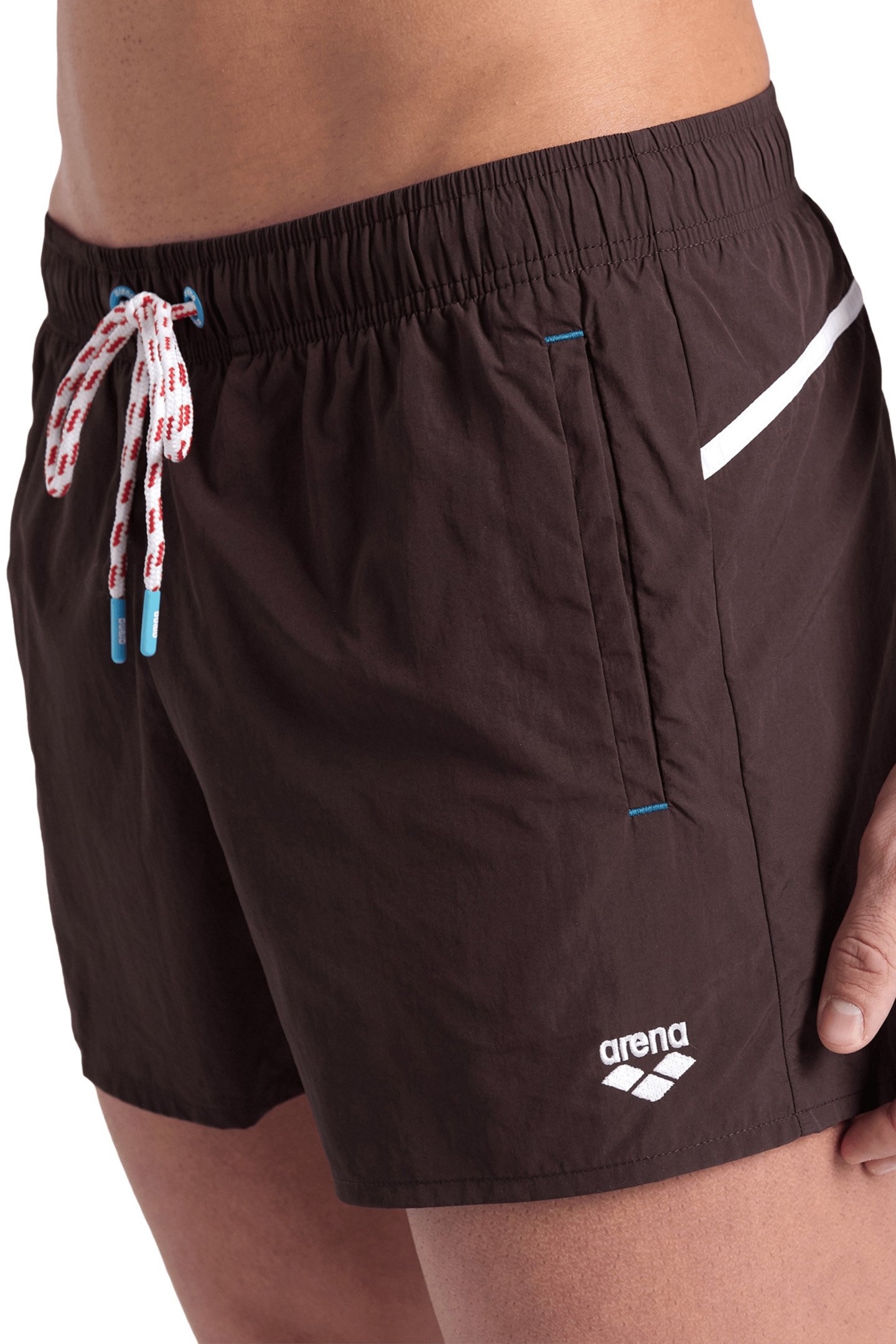 MEN'S ARENA PRO_FILE BEACH X-SHORT SEPIA-WHITE-SALMON PINK-C 4