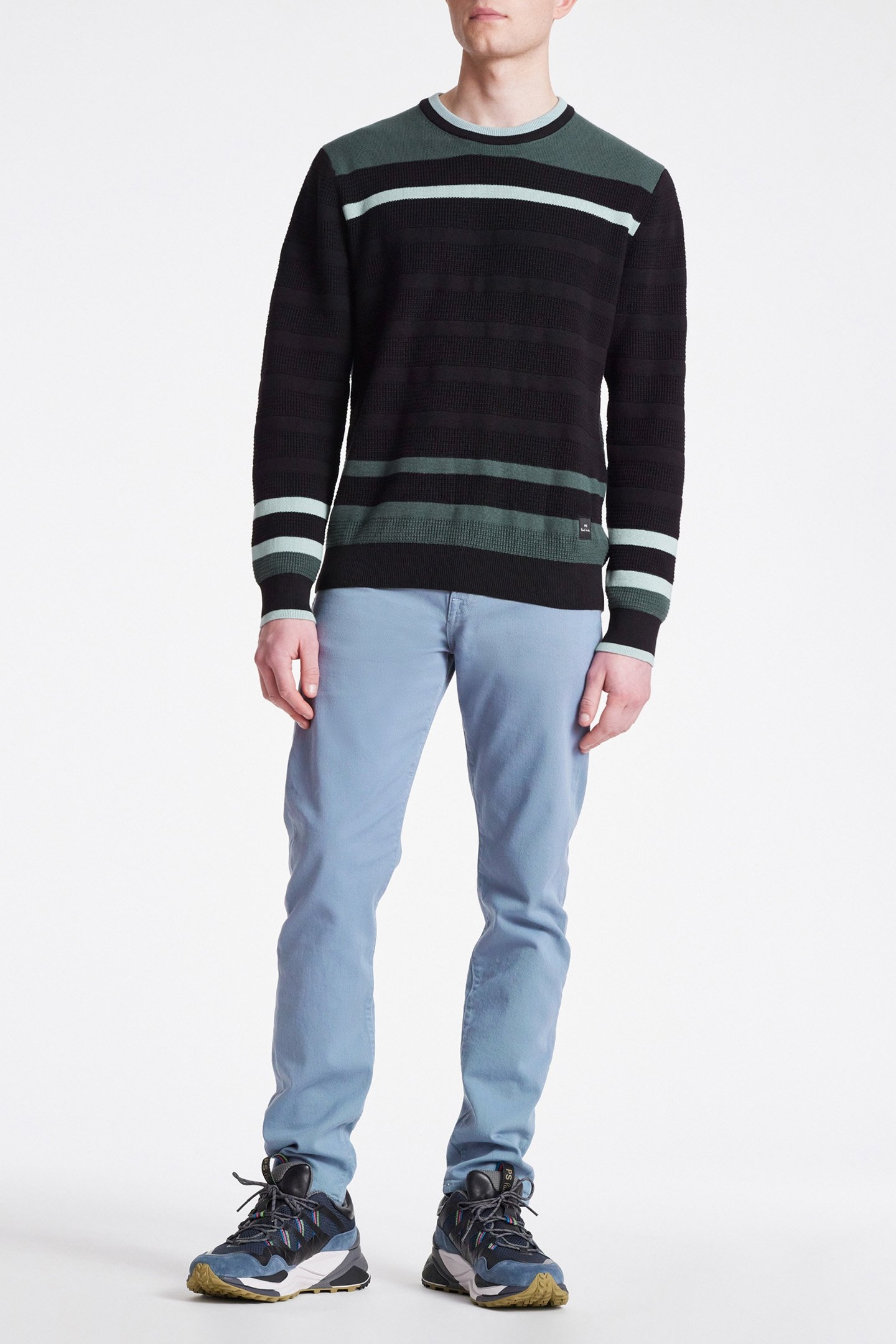 TAPERED FIT JEAN GREYISH BLUE 3