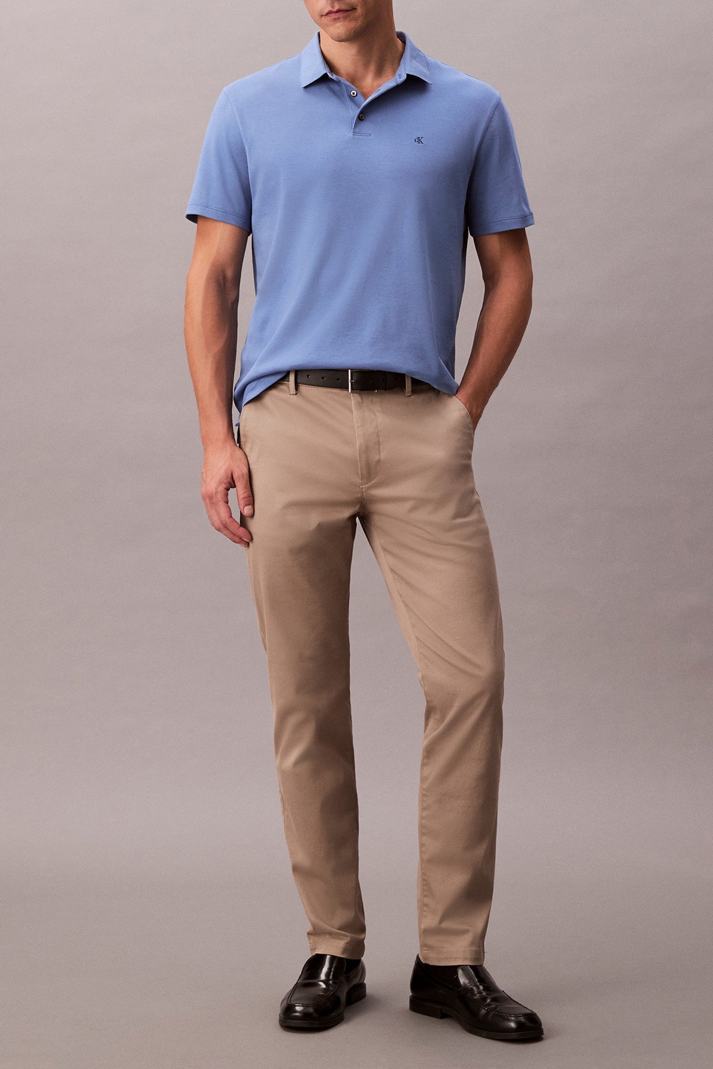 CK SUPIMA POLO REG FIT NILE BLUE 3