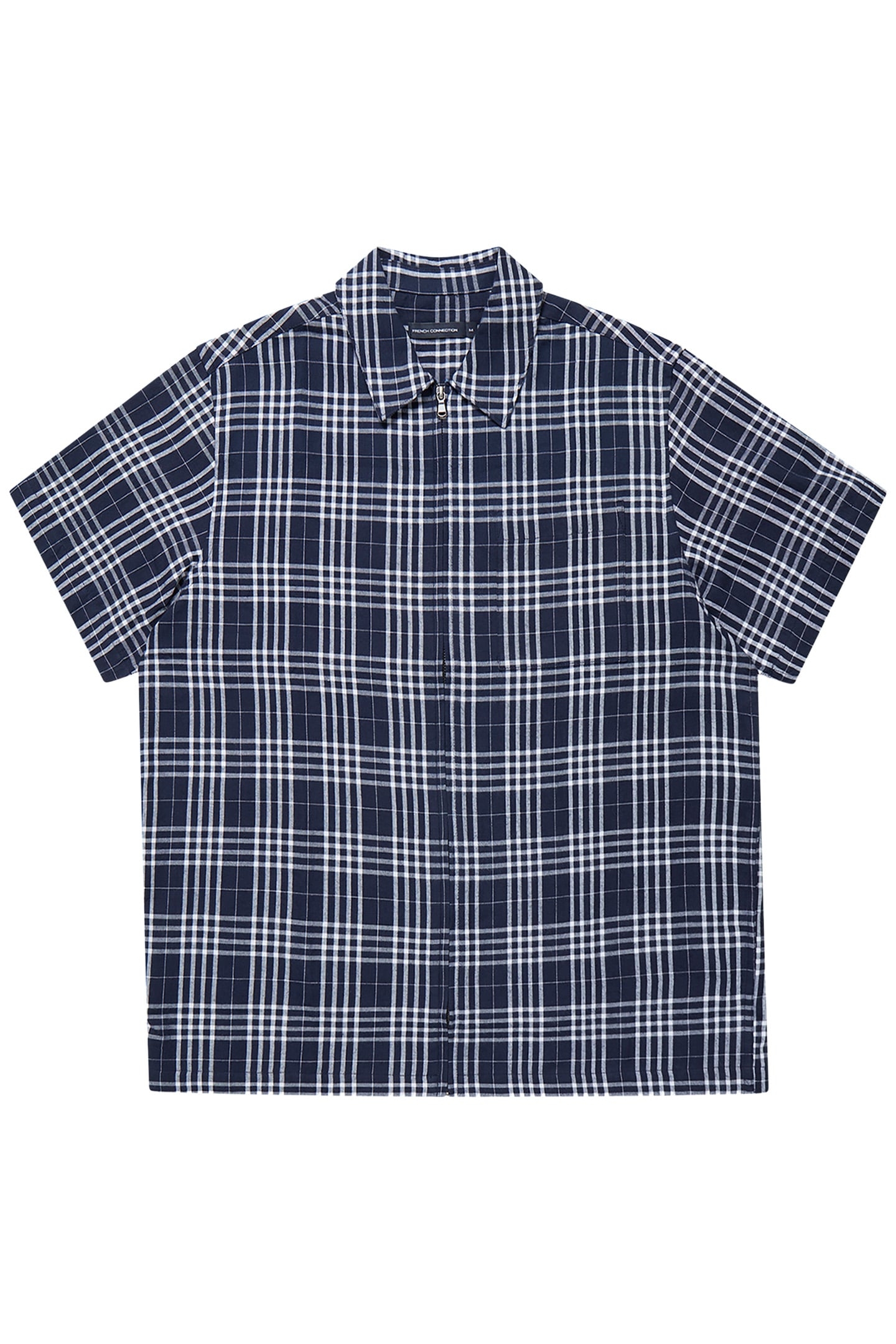 PENDINE CHECK SS SHIRT MARINE MULTI 3