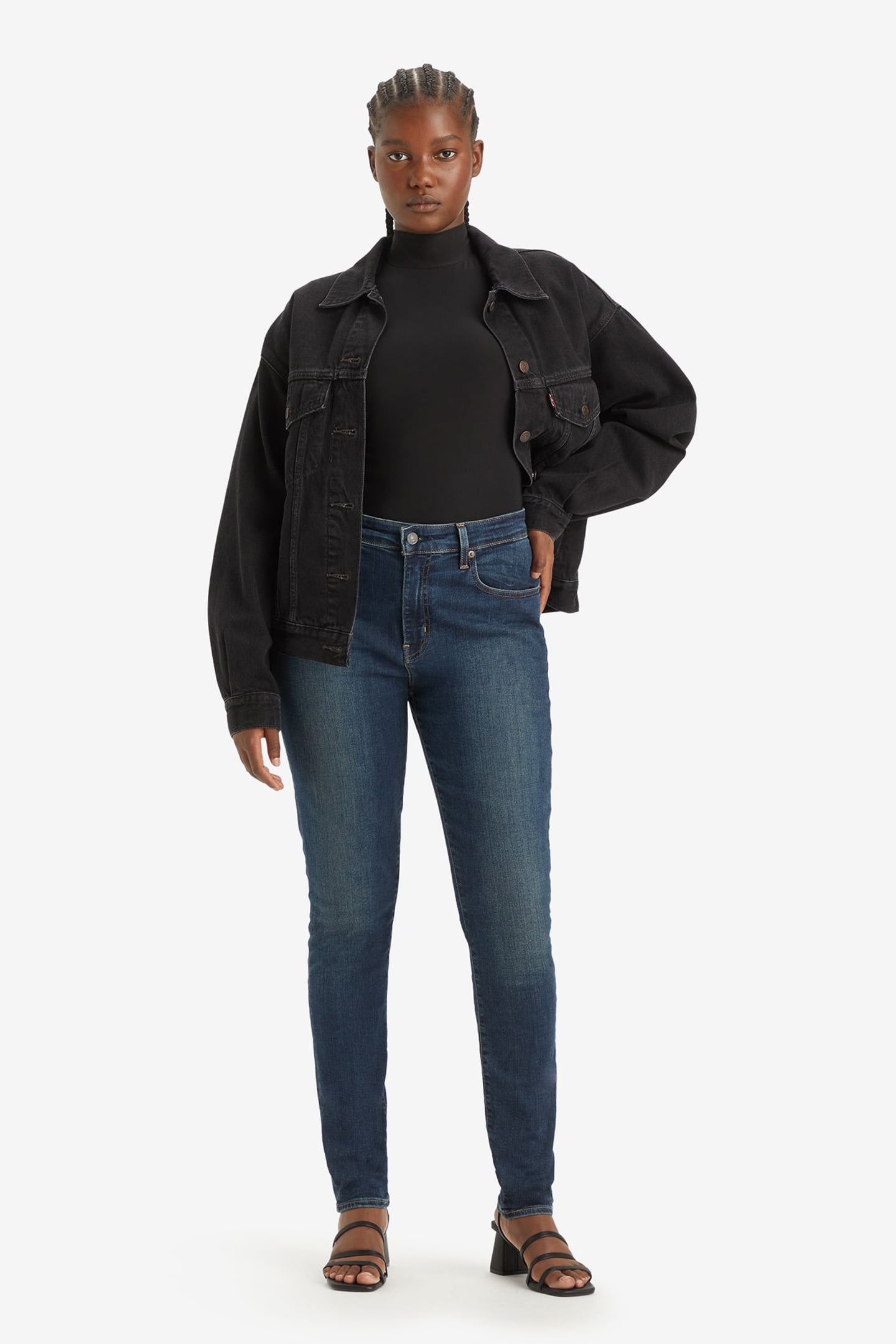 721 HIGH RISE SKINNY BLUE SWELL 4