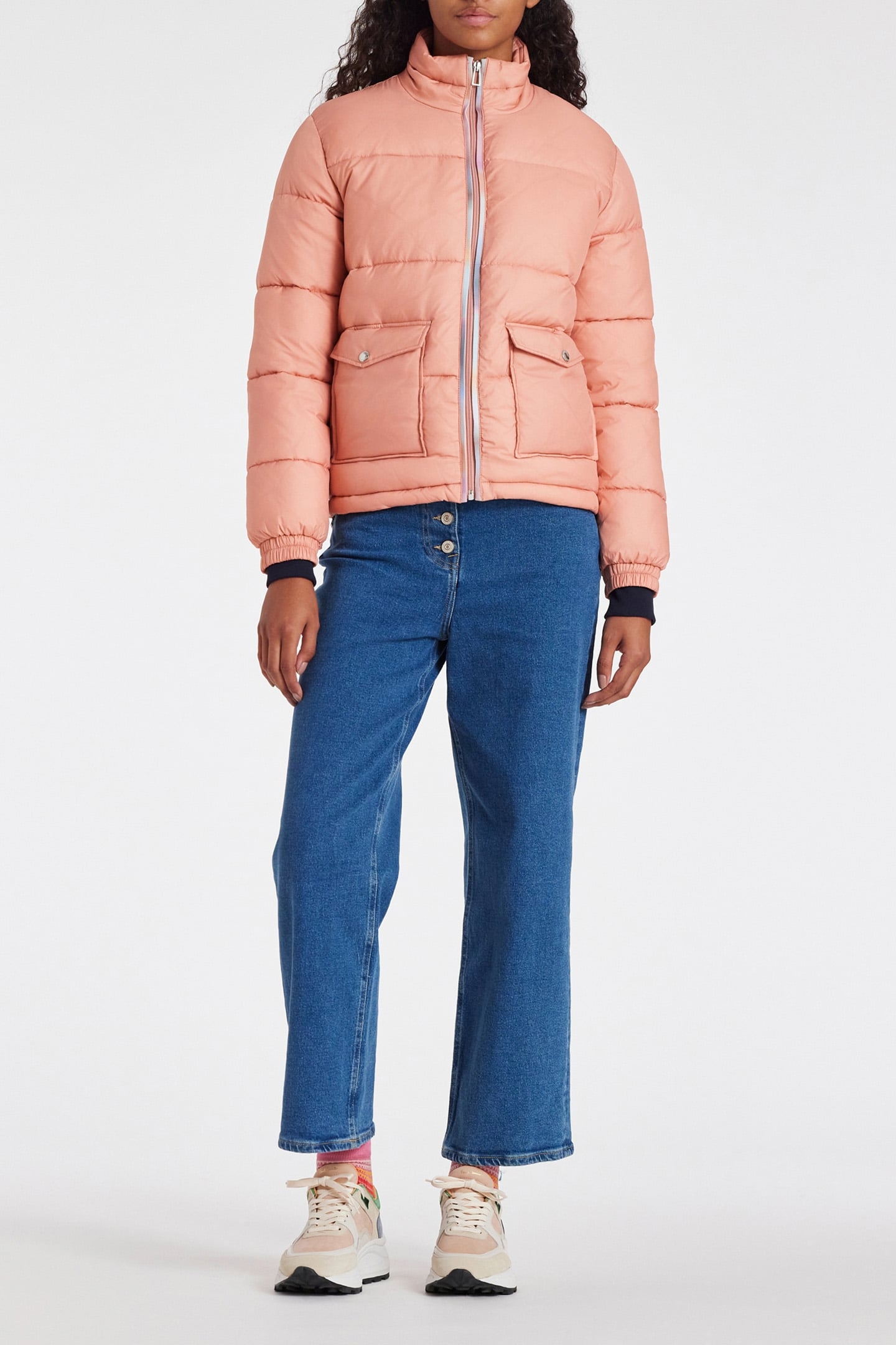 FIBRE DOWN JACKET POWDER PINK 3