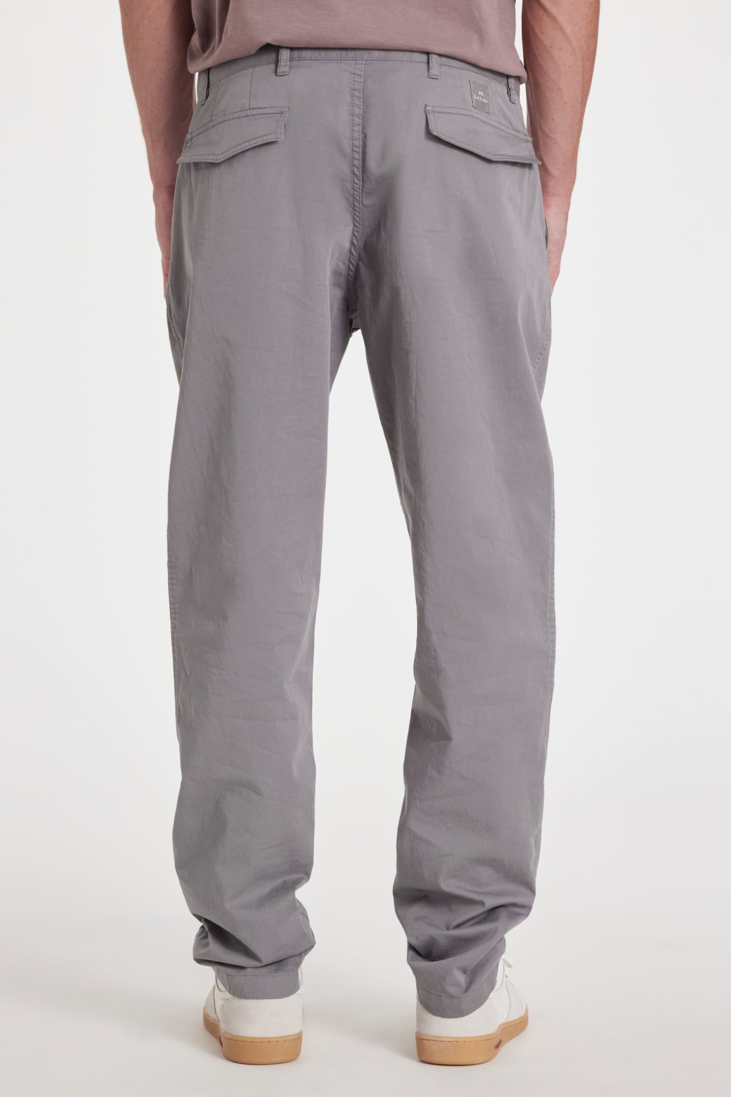 MENS TAPERED FIT STITCHED CHINO ANTHRACITE 2