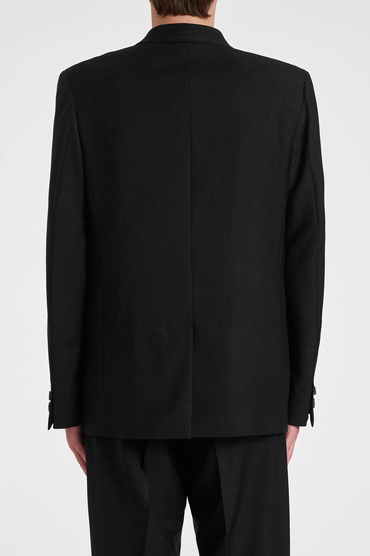 MENS 2 BUTTON JACKET BLACK 2