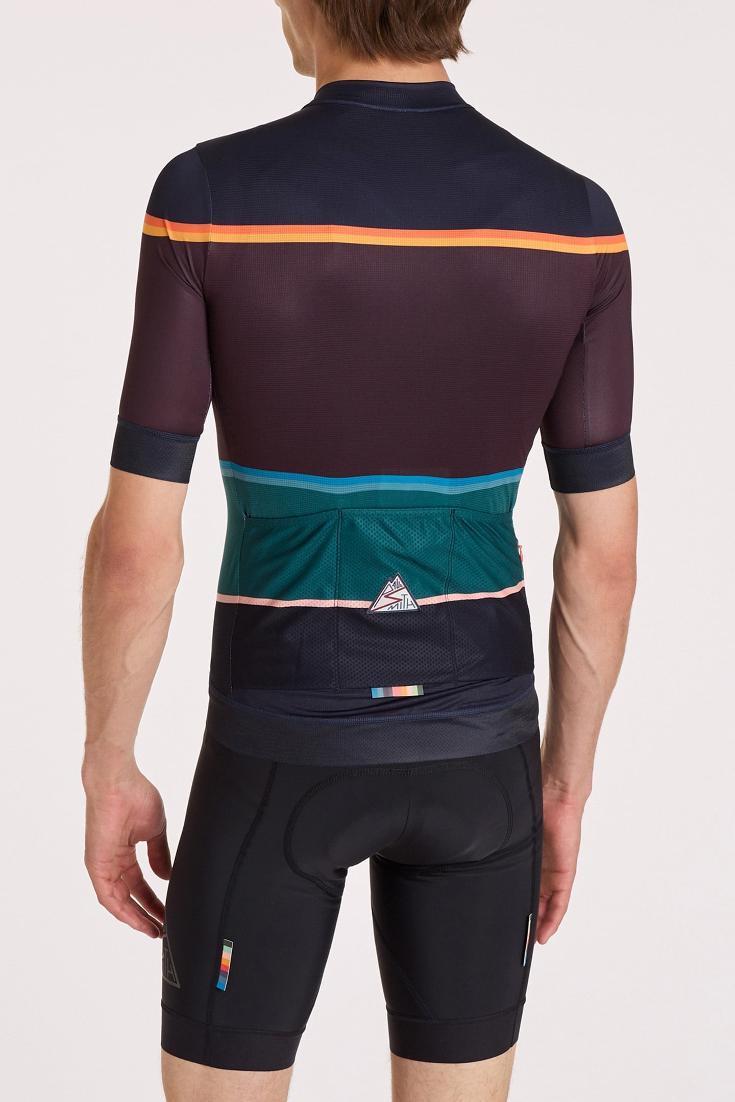 CYCLE JERSEY S/S BOLD STRIPE VERY DARK NAVY 2