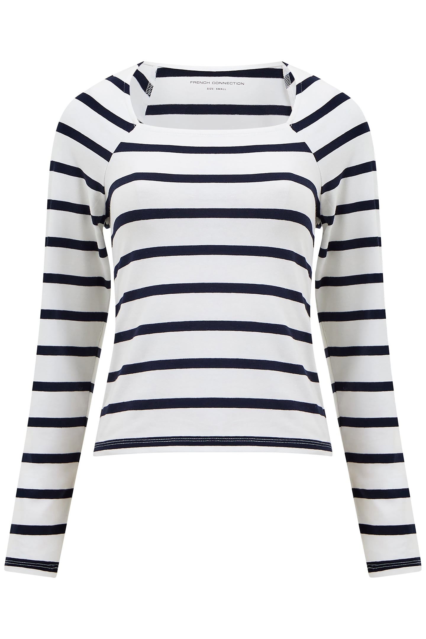RALLIE STRIPE LS SQ NK TEE STRIPE S WHITE/MARIN 4