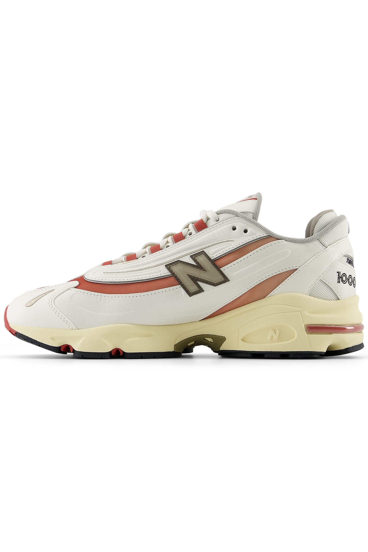 M1000CB SNEAKERS IN WHITE & ORANGE 6