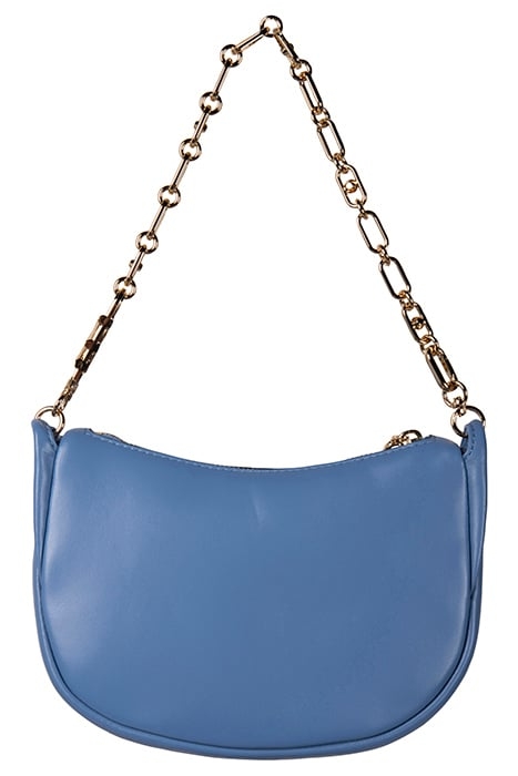 POUCHETTE SHOULDER BAG WITH CHAIN STRAP IN FRENCH BLUE 3