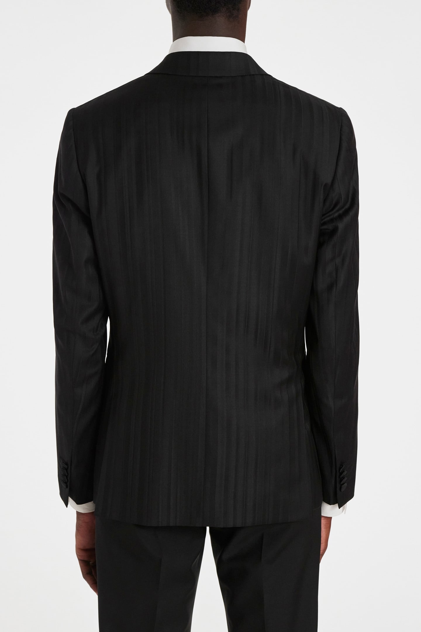 MENS EVENING 1 BUTTON JACKET BLACK 2