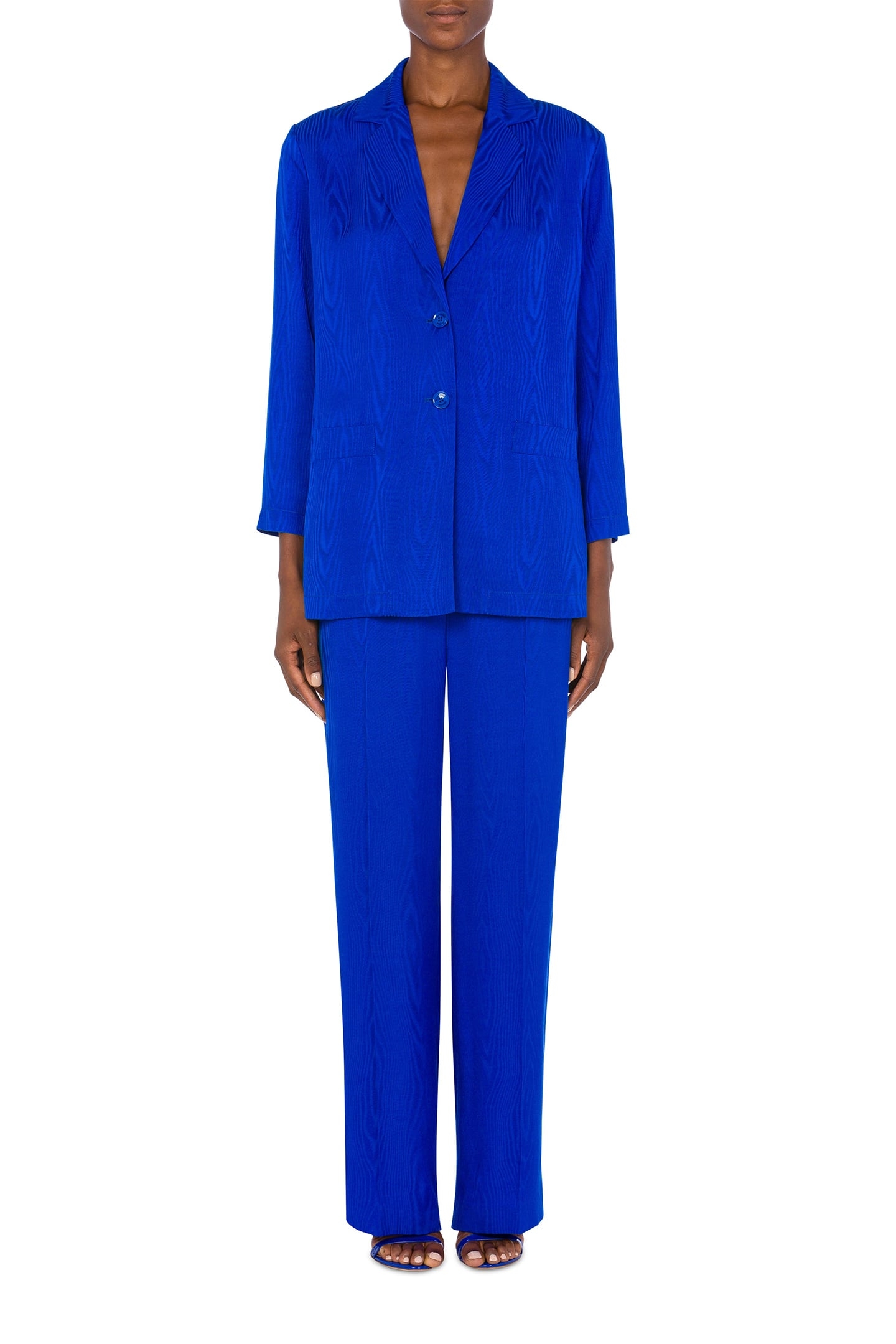 FLUID MOIRÉ JACKET BLUE 1