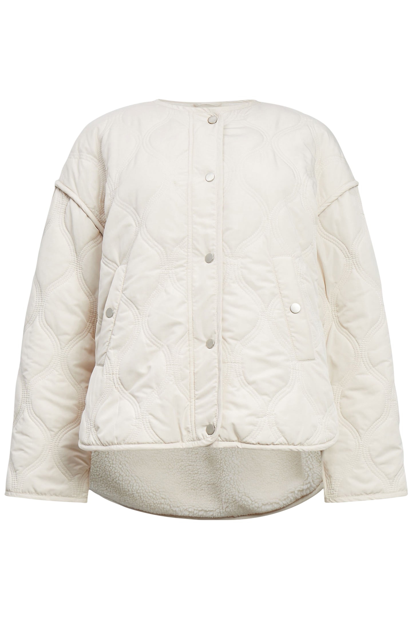 ARIS QUILTED JACKET CLASSIC CREAM 3