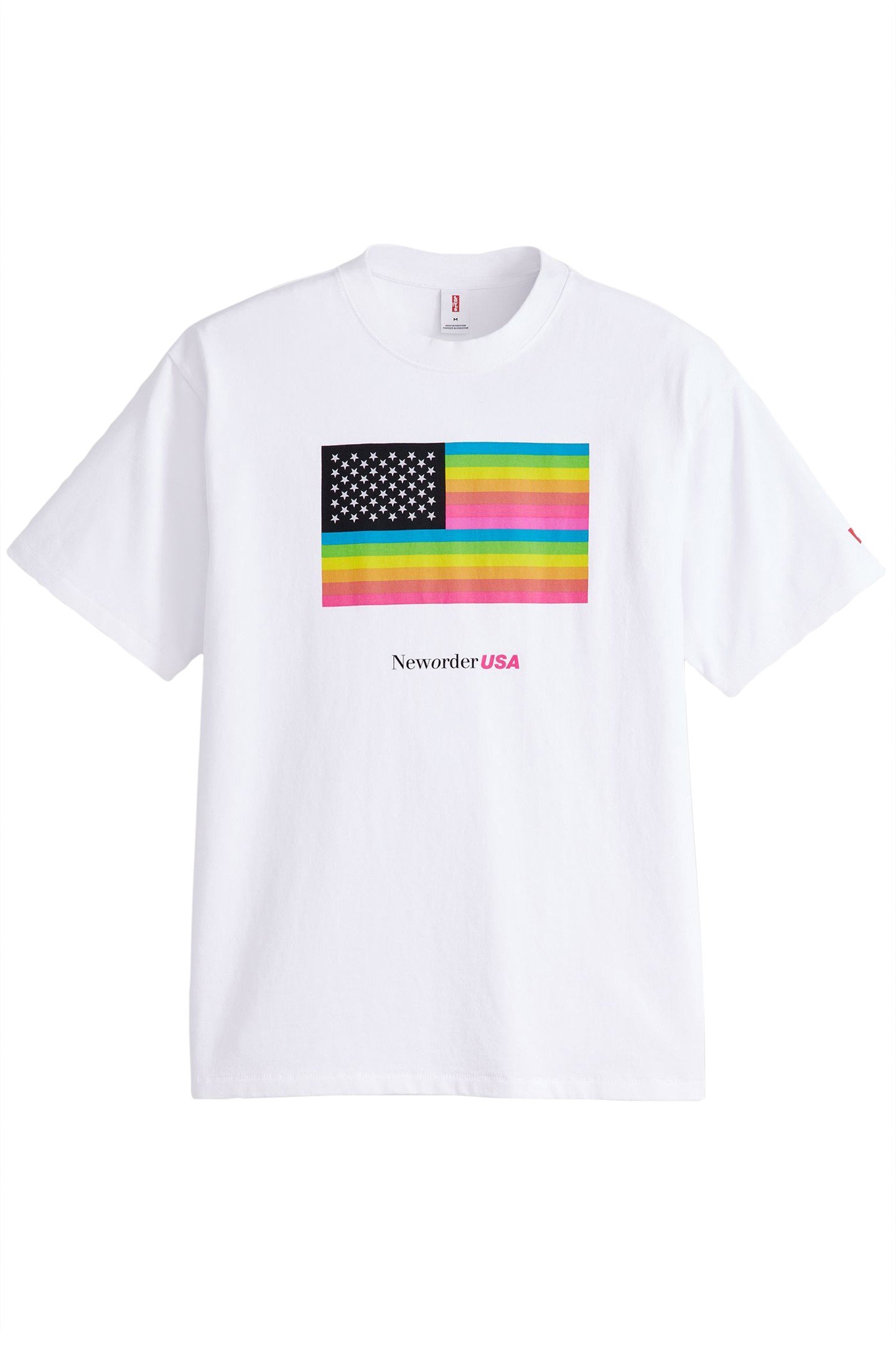 BAND TEE NEW ORDER USA WHITE GRAPHIC 3