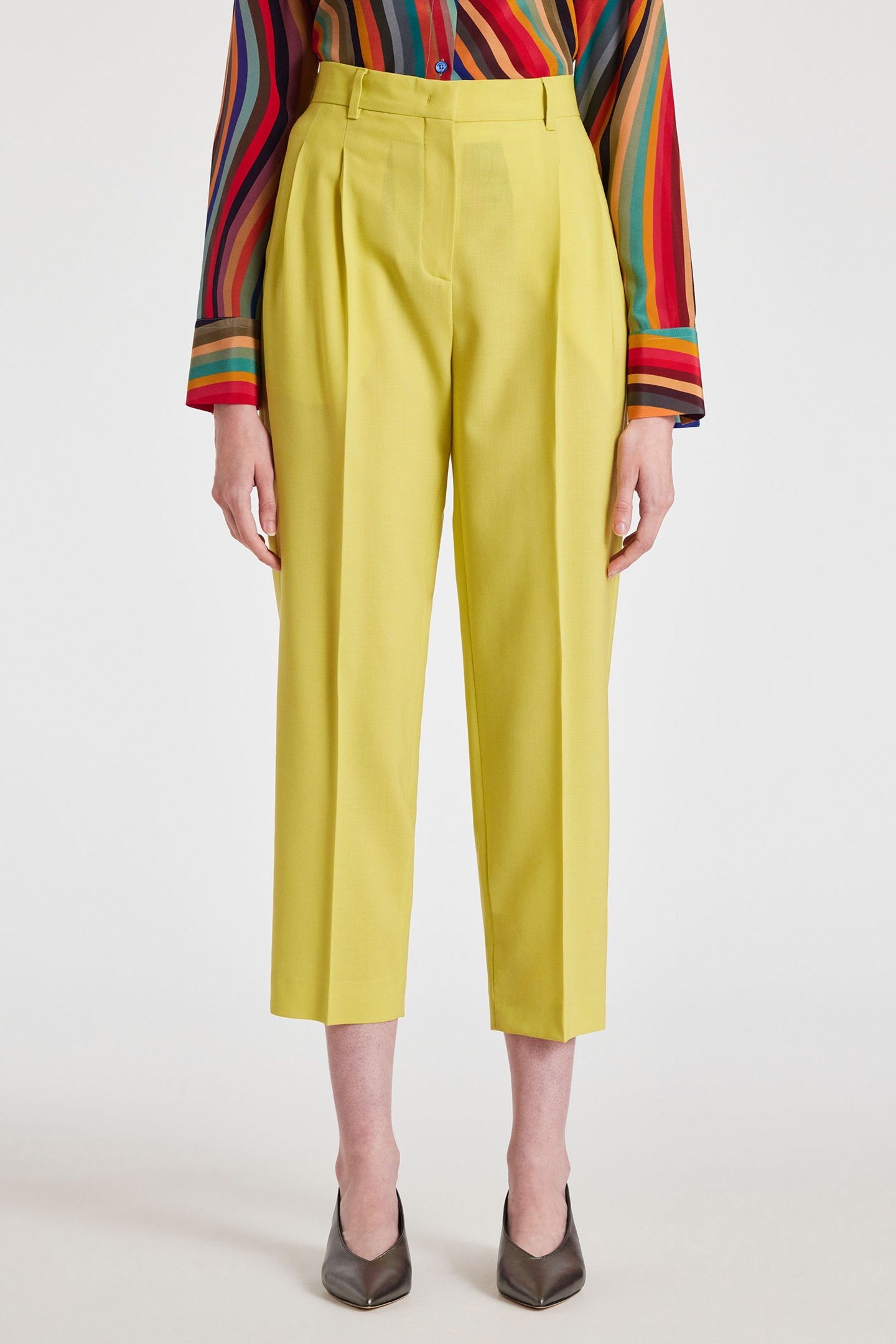 WOMENS TROUSERS LIME GREEN 1