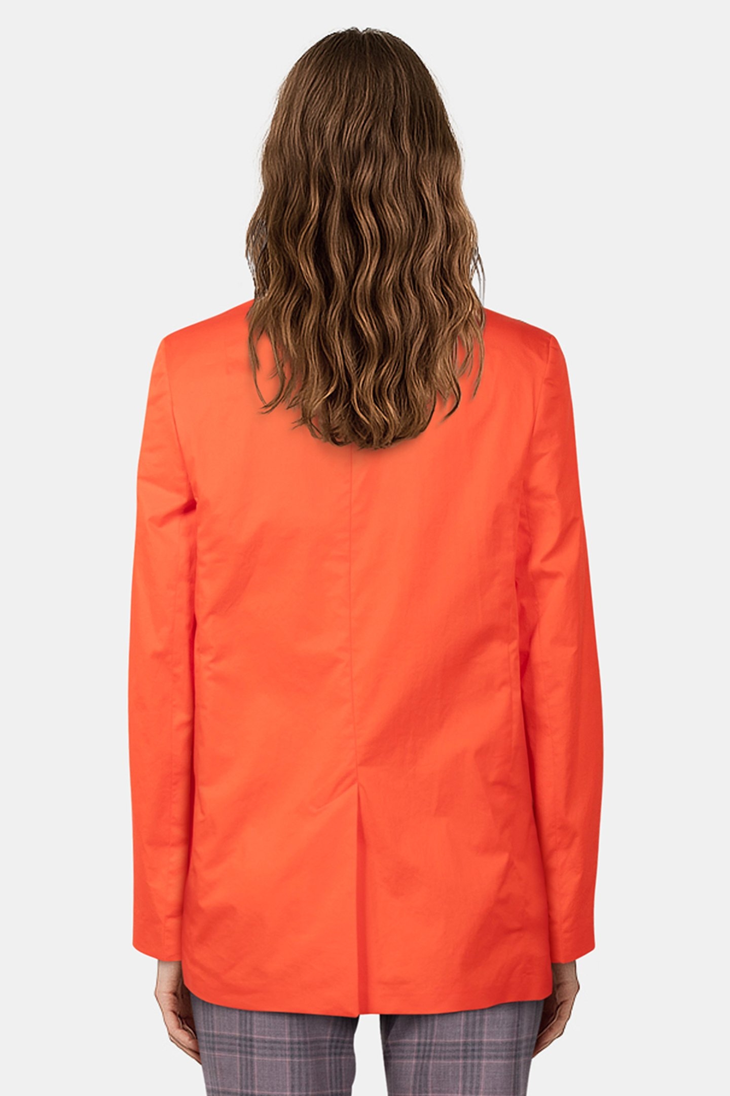 WOMENS BUGGY LINED JACKET CORAL RED 2