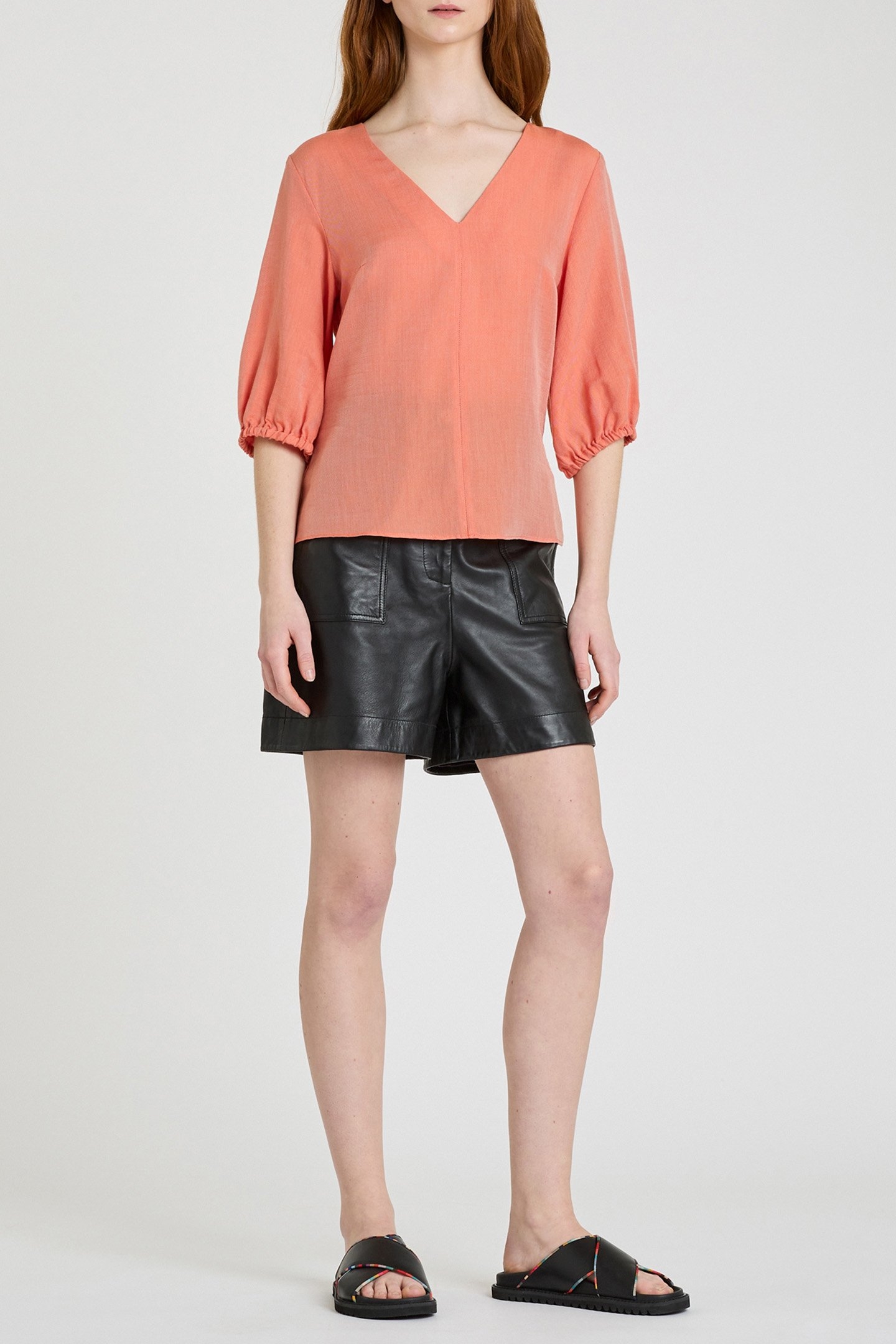 WOMENS TOP DARK ORANGE 3