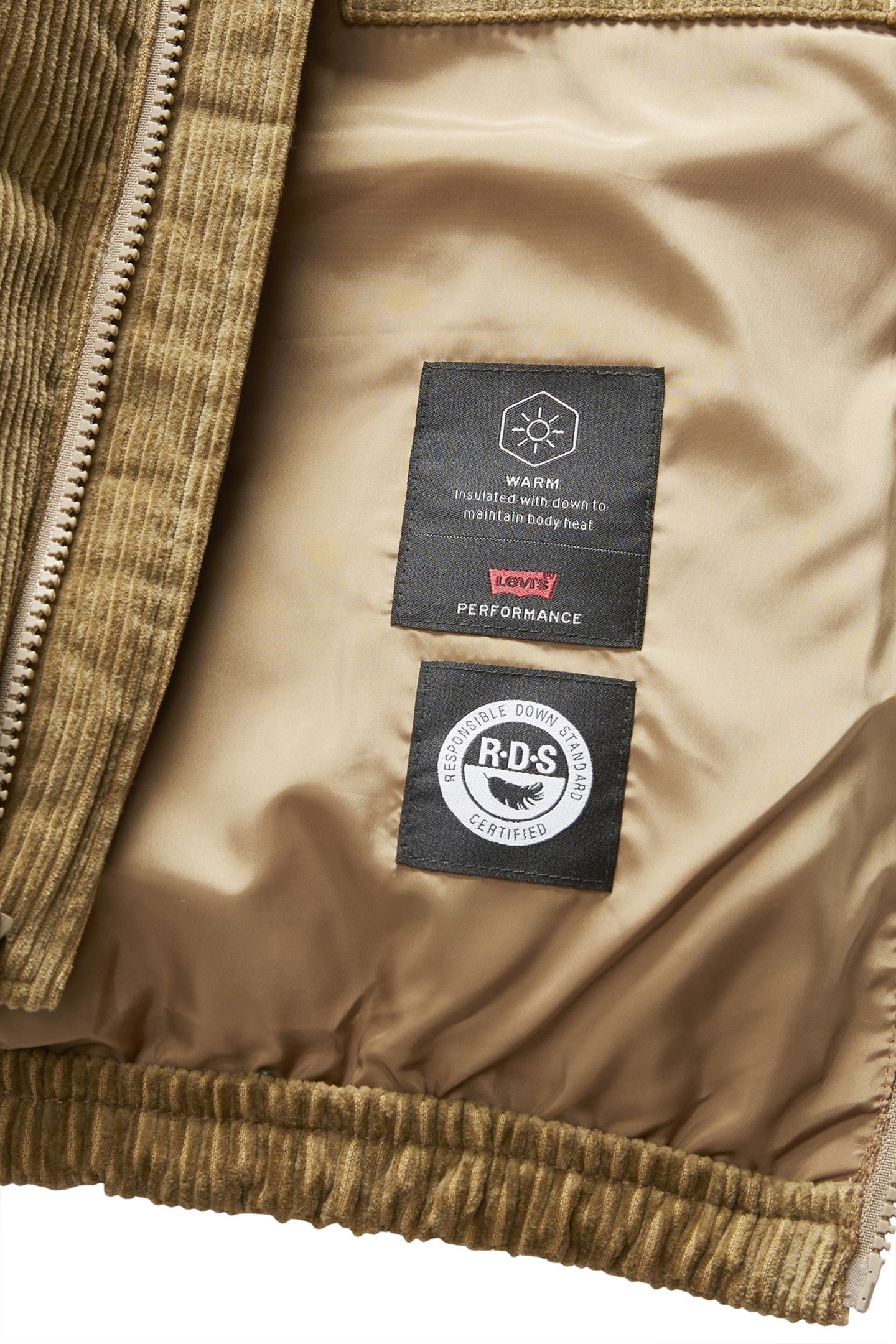 SUNSET PUFFER JACKET IN BROWN CORD 7