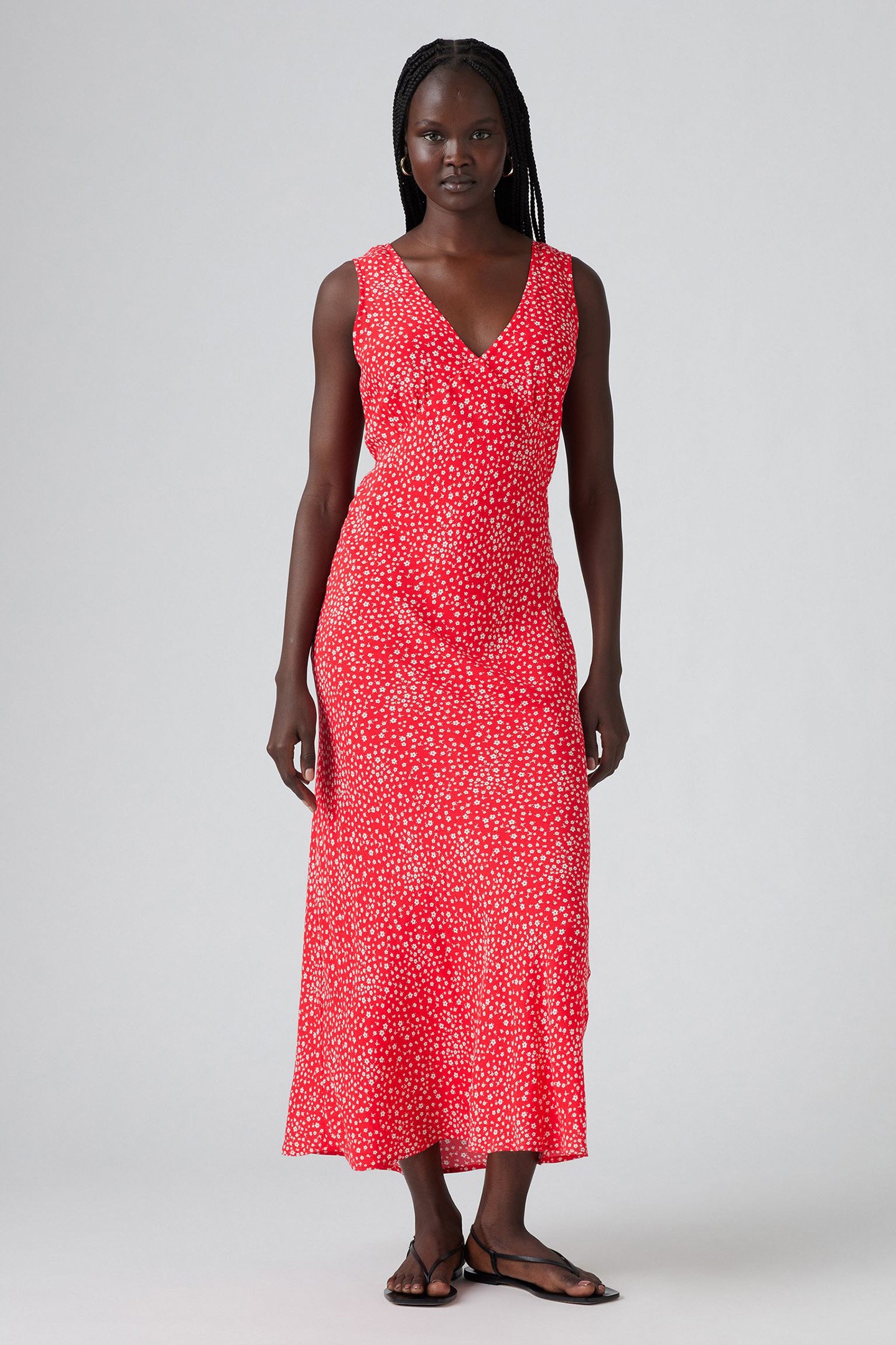 ATALIA SLIP DRESS SCATTERED FLORAL HIGH 1