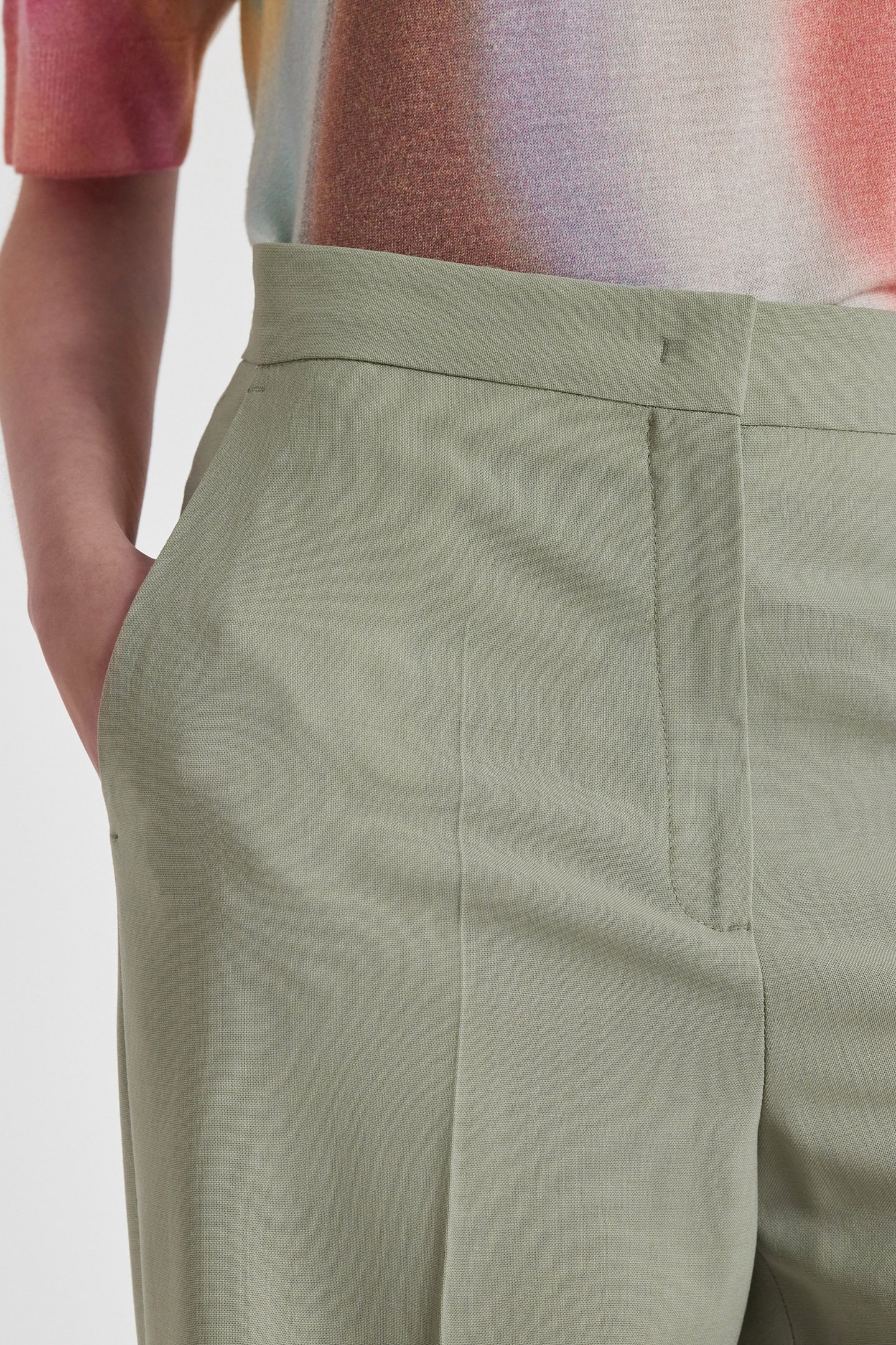 WOMENS TROUSERS MILITARY GREEN 5