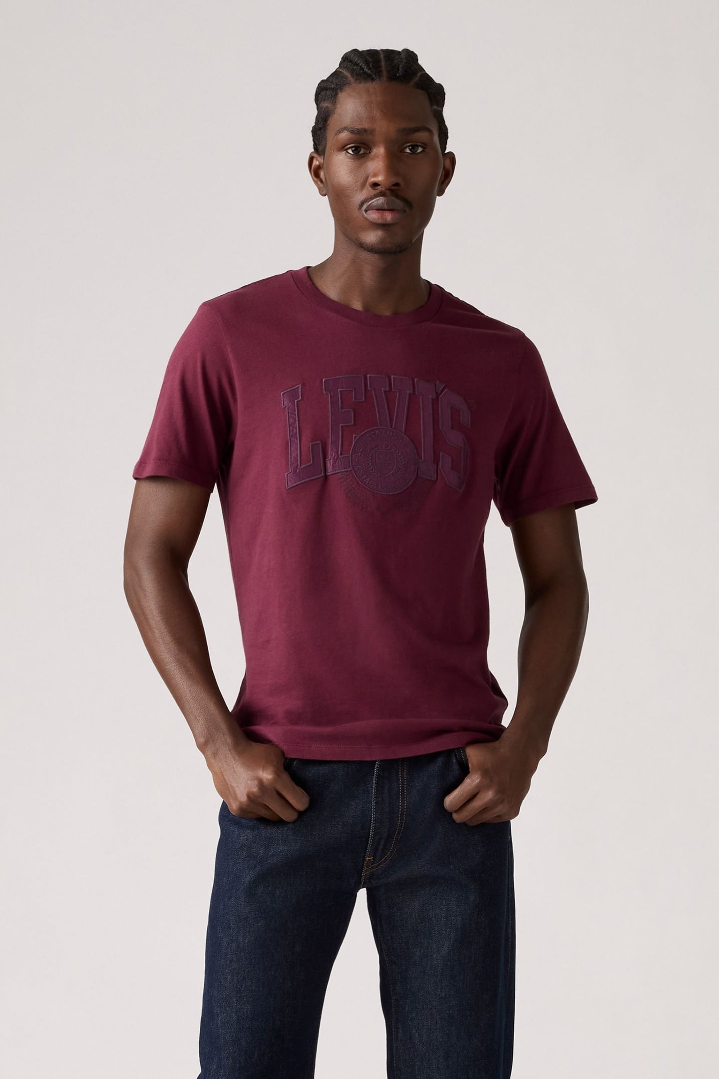 GRAPHIC CREWNECK TEE APPLIQUE 22491 1868 1