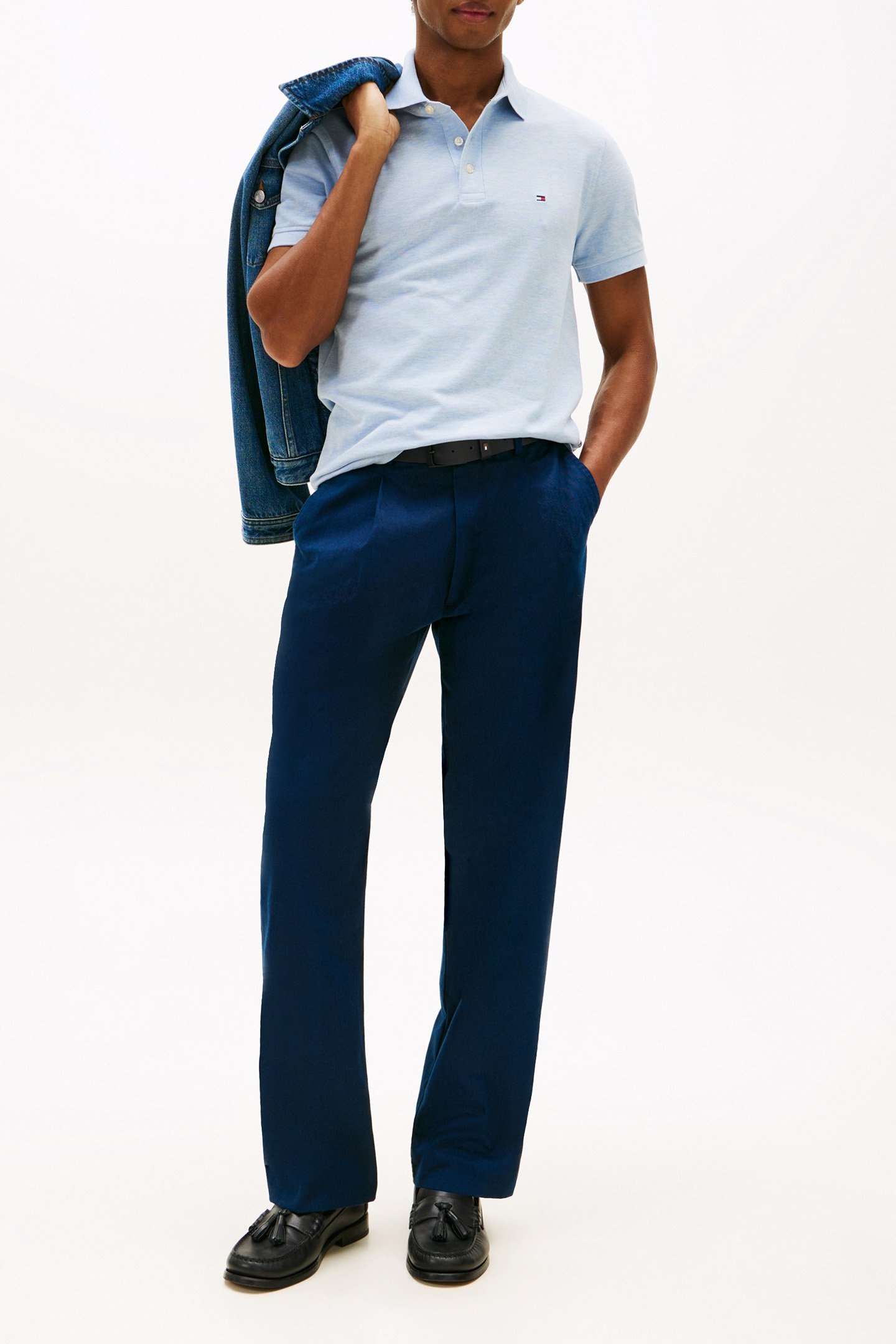 1985 SLIM FIT POLO BLUE 2