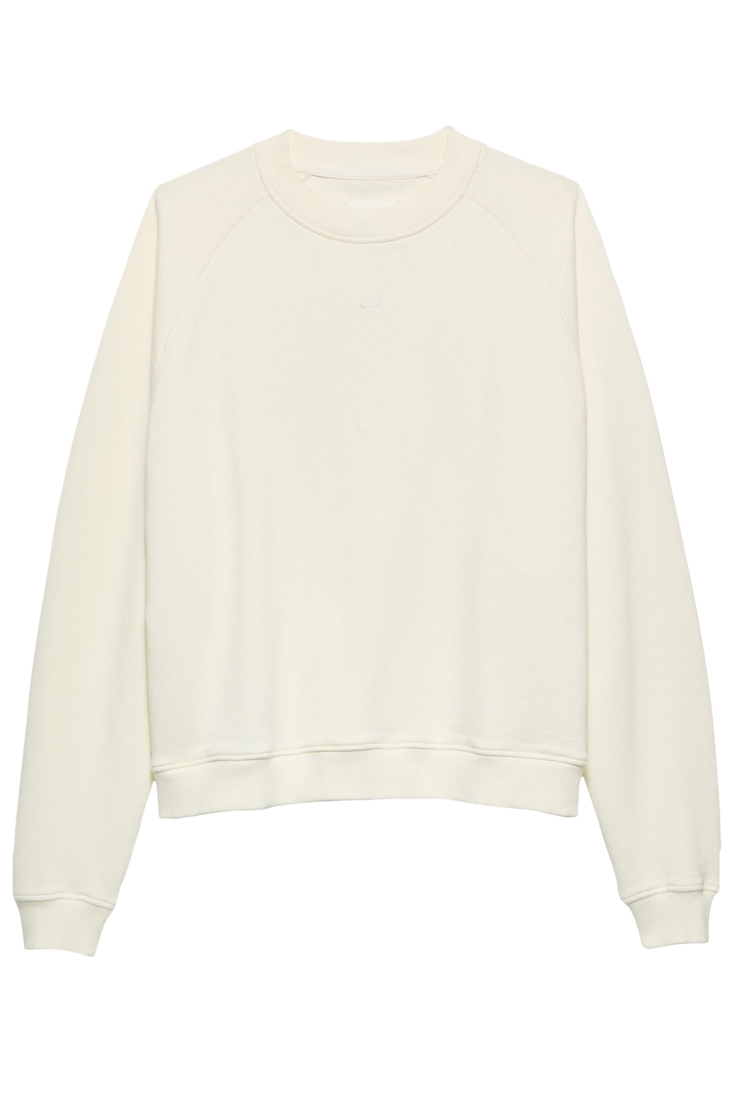 KORALIA LOGO SWEATER ECRU 1