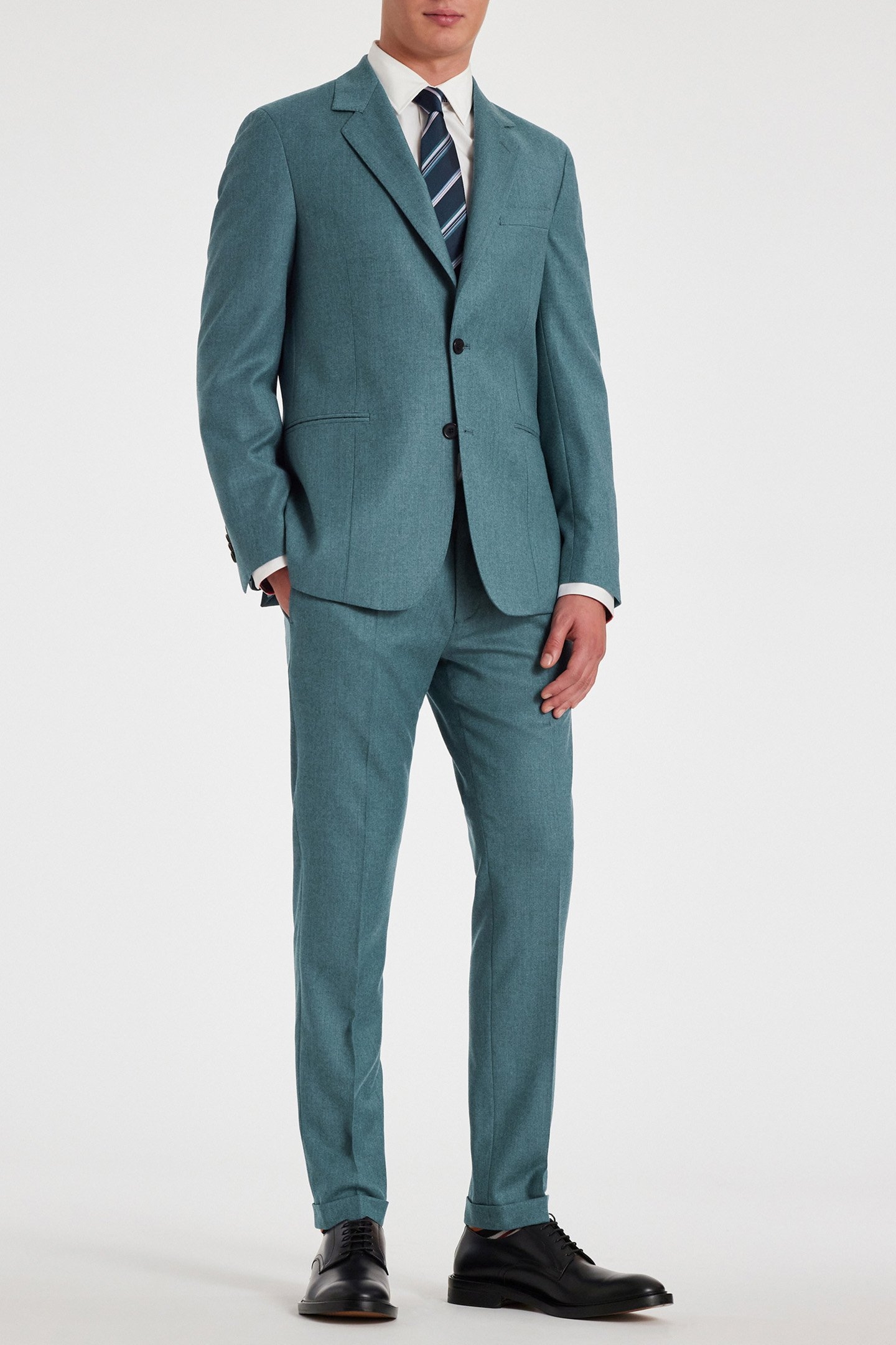 2 BUTTON JACKET COBALT BLUE 3