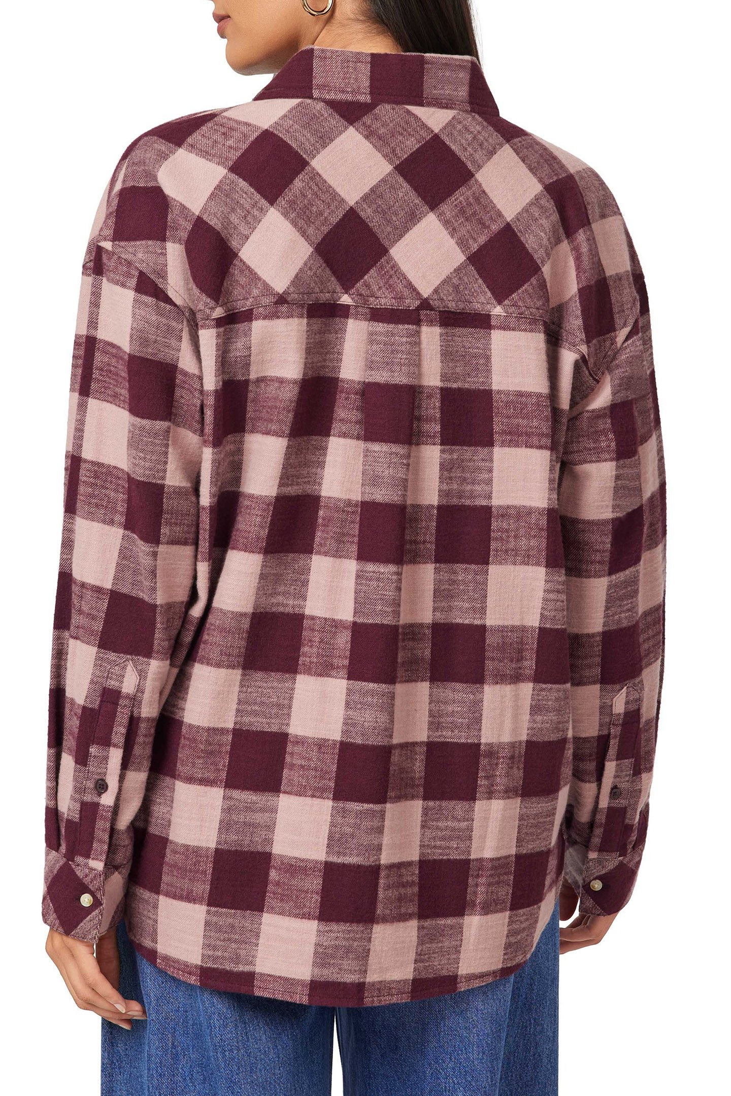 OVERSIZED SHIRT WINETASTING BUFFALO CHECK 2