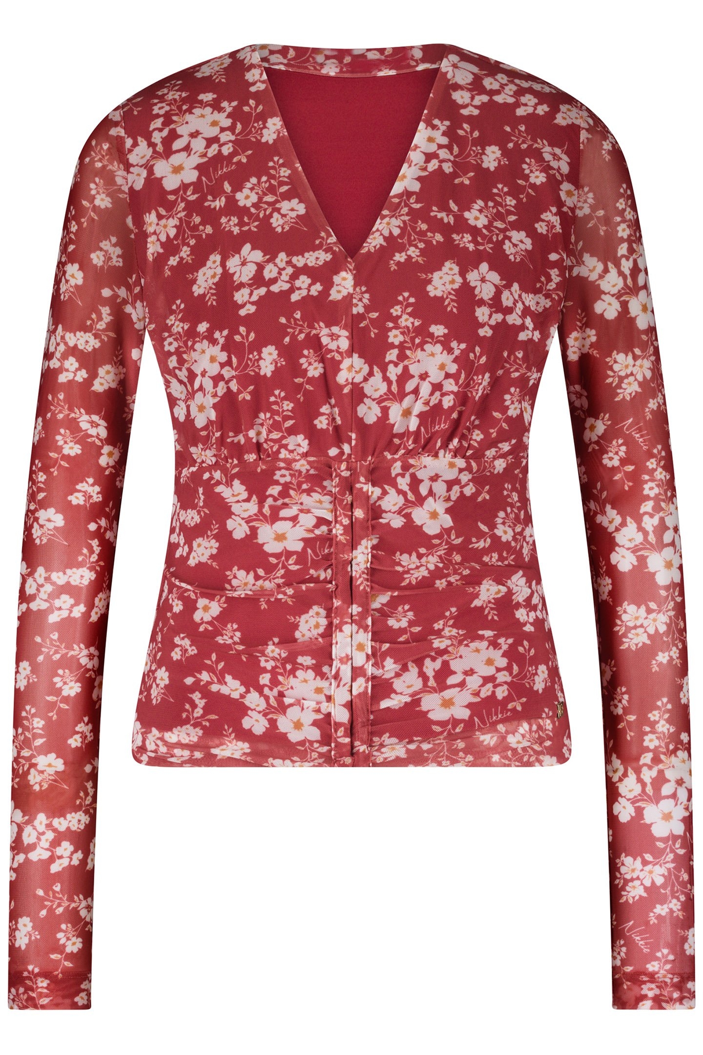 FLOWER TOP OFF WHITE/CANDY RED 1